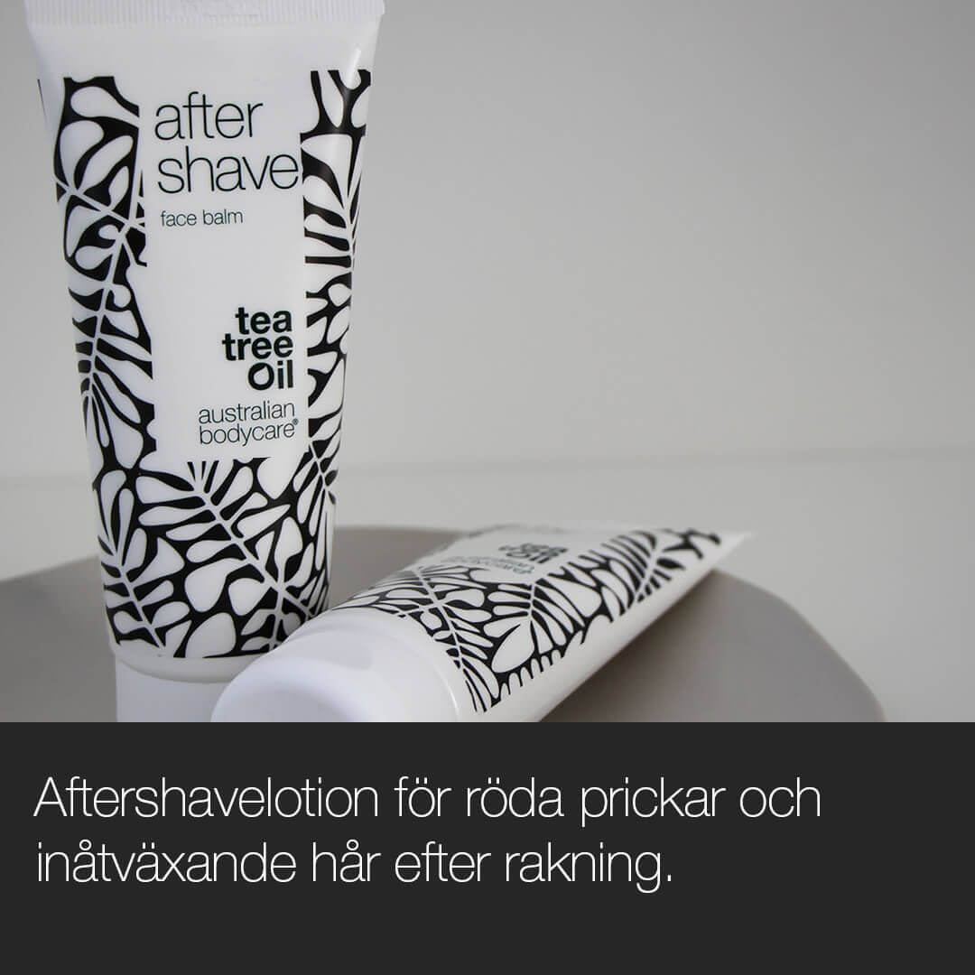 3–pack för rakfinnar i ansiktet - Raka dig fri från röda prickar, rakbränna och inåtväxande hårstrån