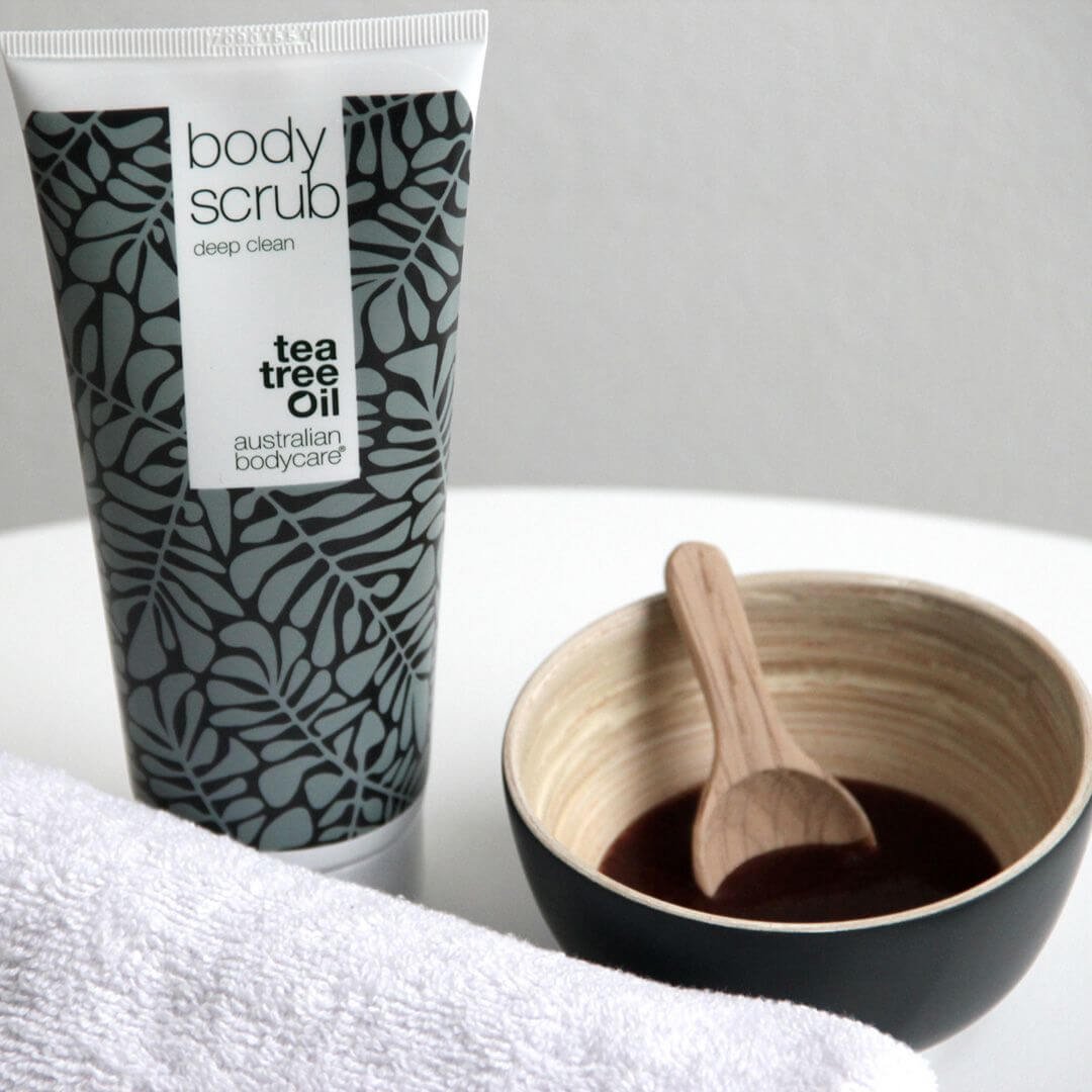 3 Body Scrub — paketerbjudande - Paketerbjudande med tre body scrub (200 ml): Tea Tree Oil, Lemon Myrtle & Mint