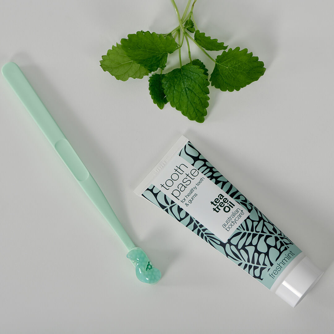 3 st Tea Tree Oil Tandkräm Freshmint - För daglig vård vid parodontit, svamp och tandköttsinflammation