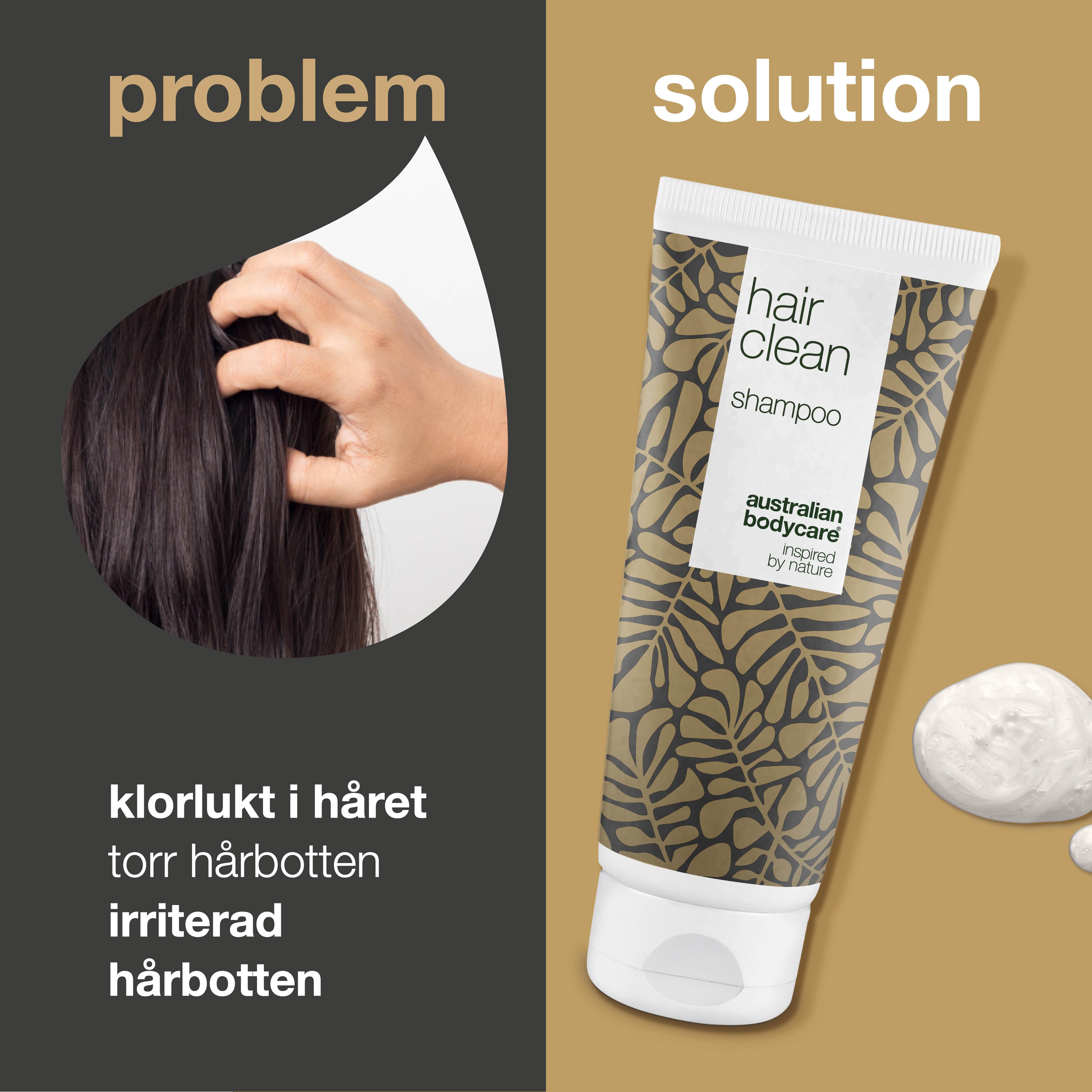 Anti Klor Schampo — Schampo med Tea Tree Oil tar bort klorlukt