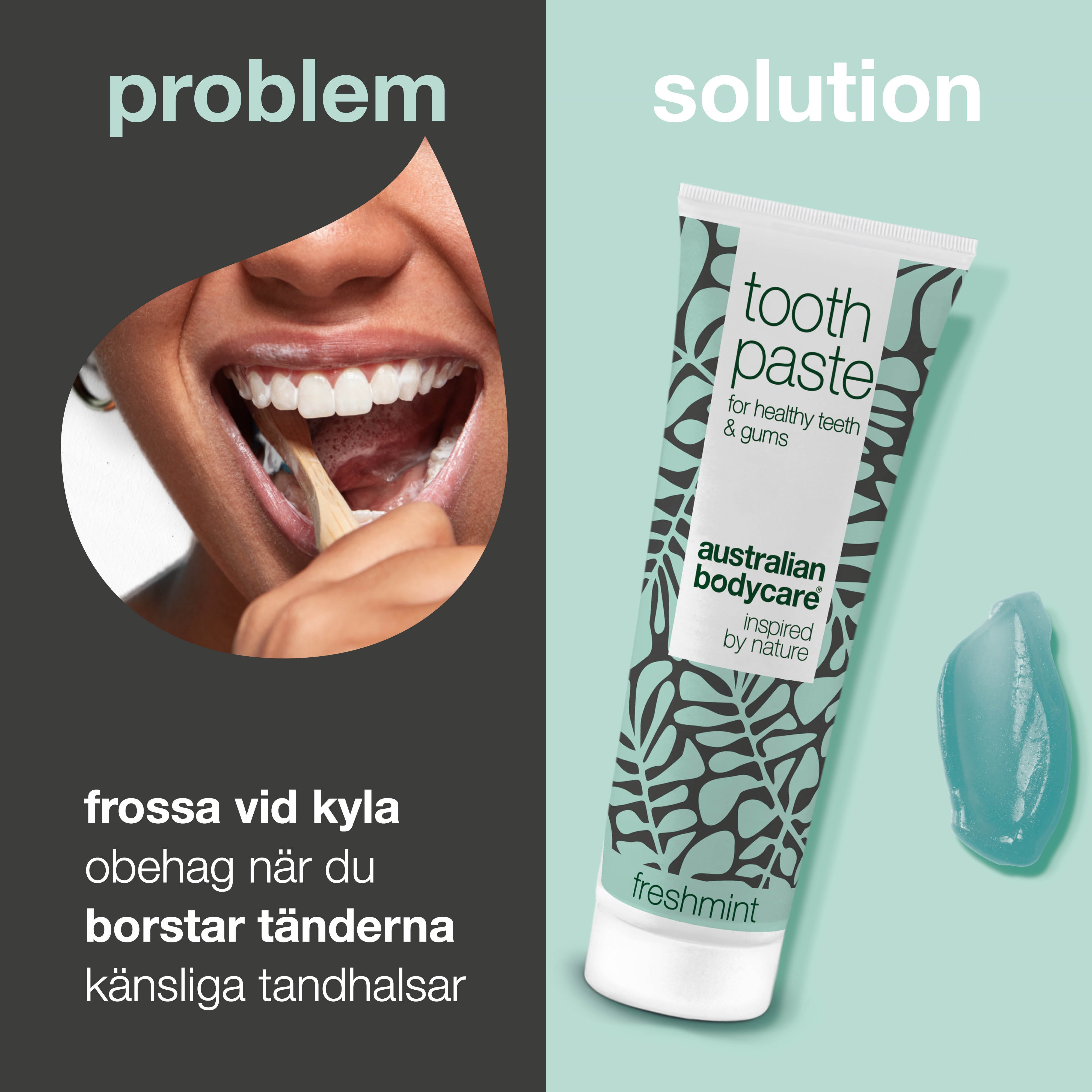 Tandpasta mod Isninger i Tænderne — Tea Tree Oil Tandpasta