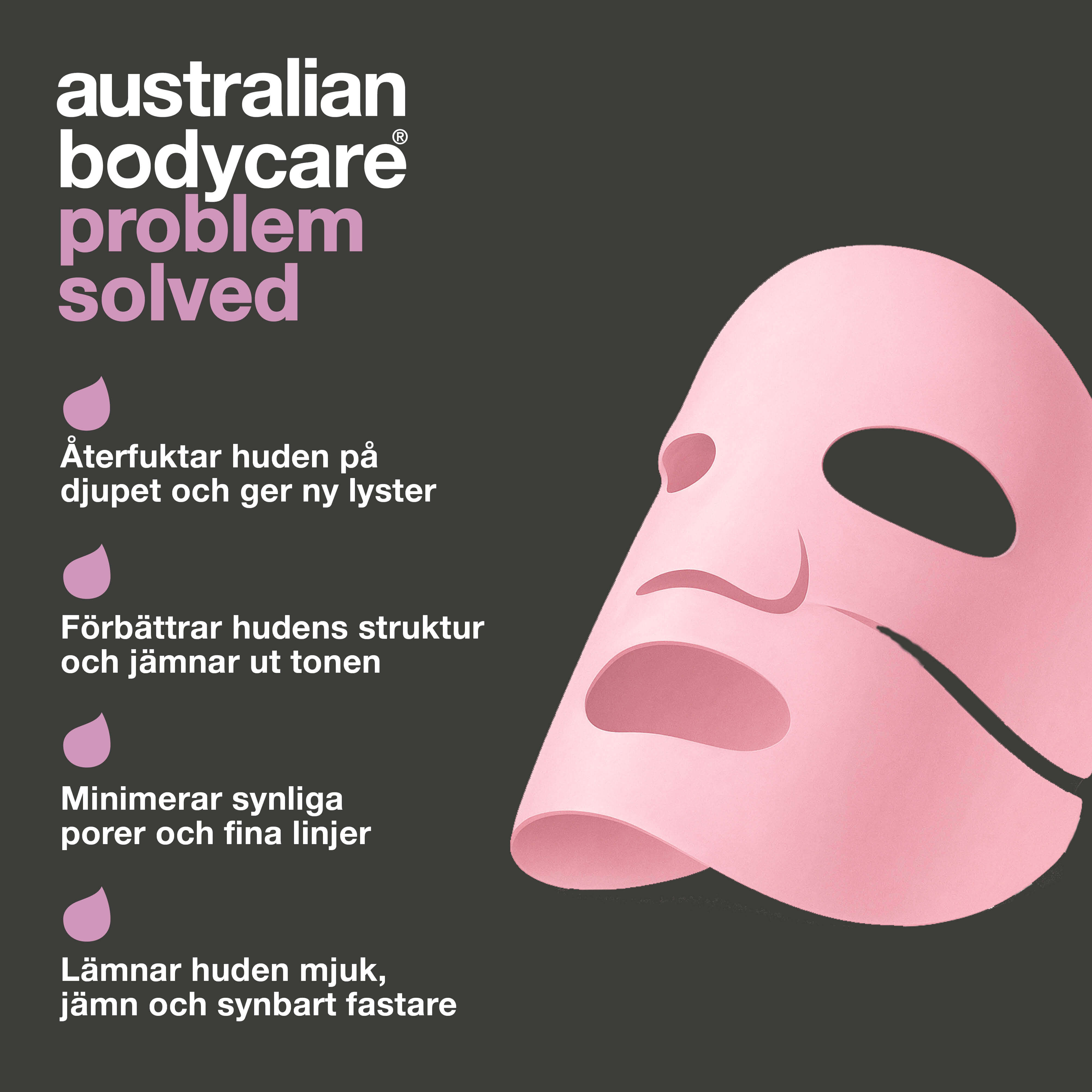 B12 Kollagenmask för torr och trött hud med ojämn struktur — B12 Kollagenmask för torr, trött hud. Innehåller B12, niacinamid, peptider, kollagen och hyaluronsyra för återfuktning och fasthet.