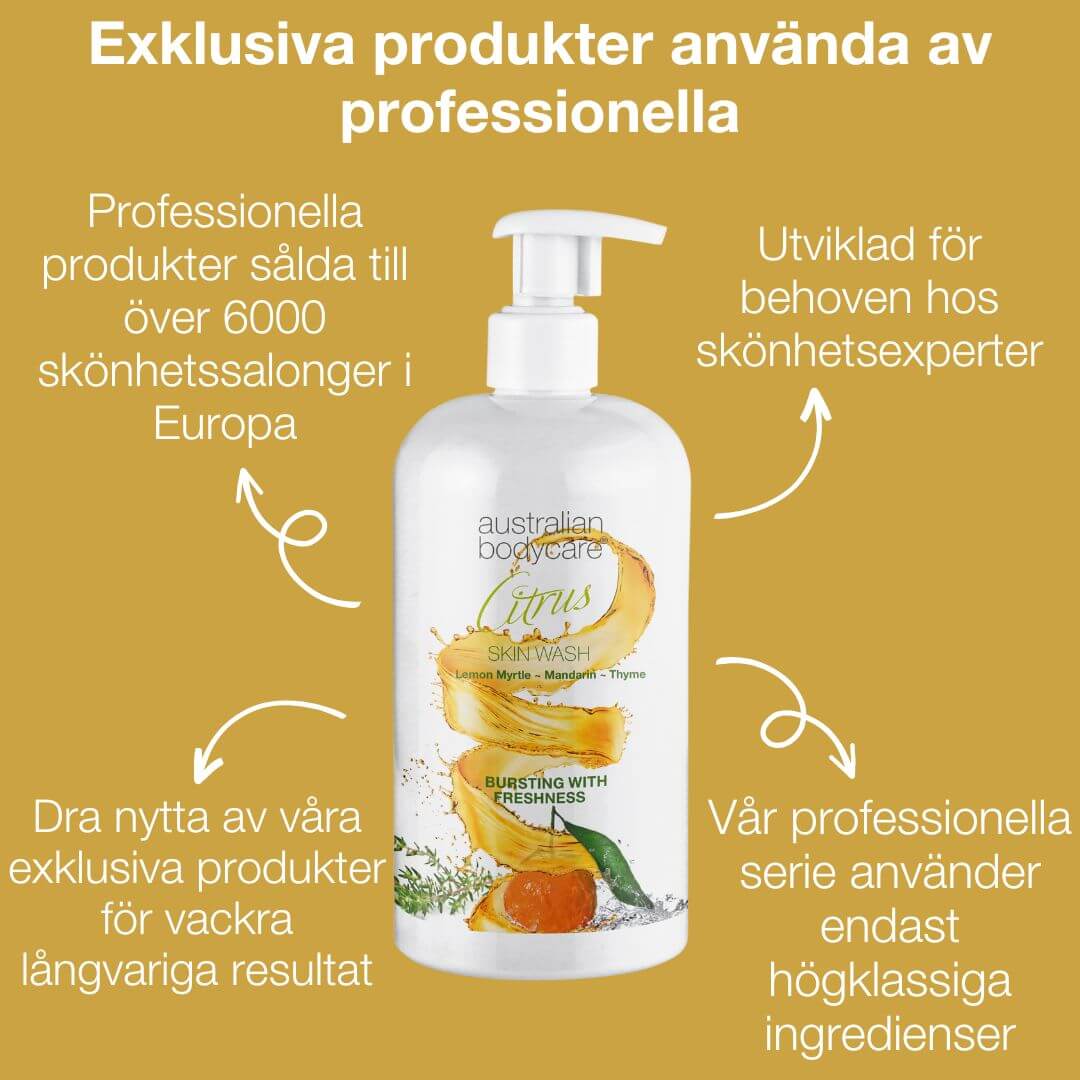 Professionell Citrus Skin Wash - Professionell body wash med Tea Tree Oil och citrus för daglig användning