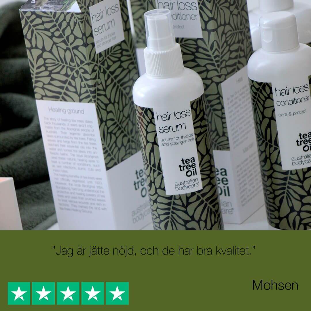 4 produkter mot håravfall och tunnare hår - Produkter mot håravfall med Biotin, Tea Tree Oil och Capilia Longa