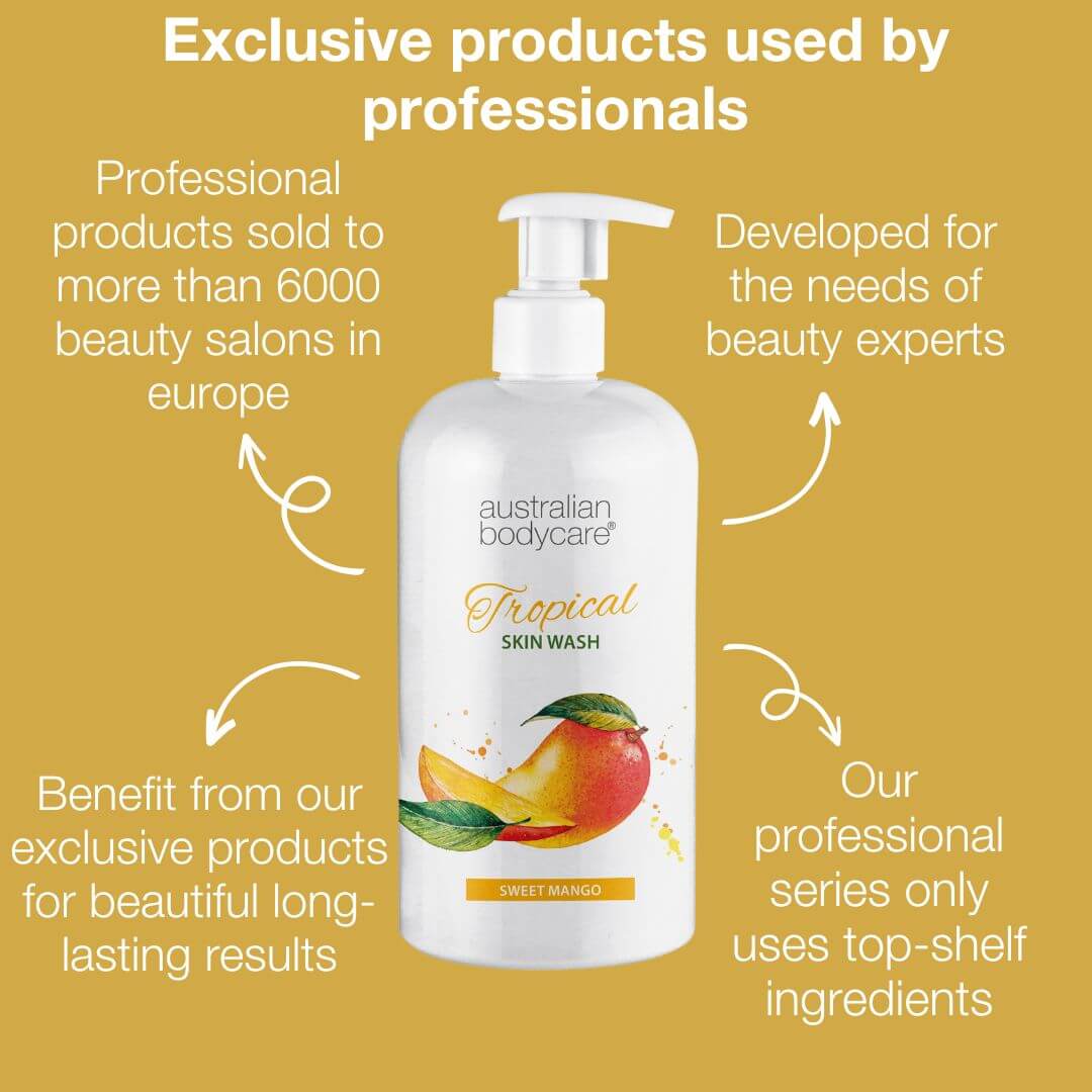 Tropical Skin Wash med Mango - Kroppstvätt med Tea Tree Oil och Mango för ren och problemfri hud