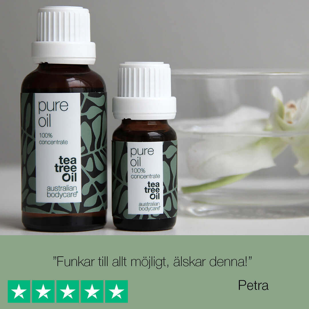 100 % ren Tea Tree Oil från Australien - Bekämpa orenheter med naturlig Tea Tree–olja av hög farmaceutisk kvalitet