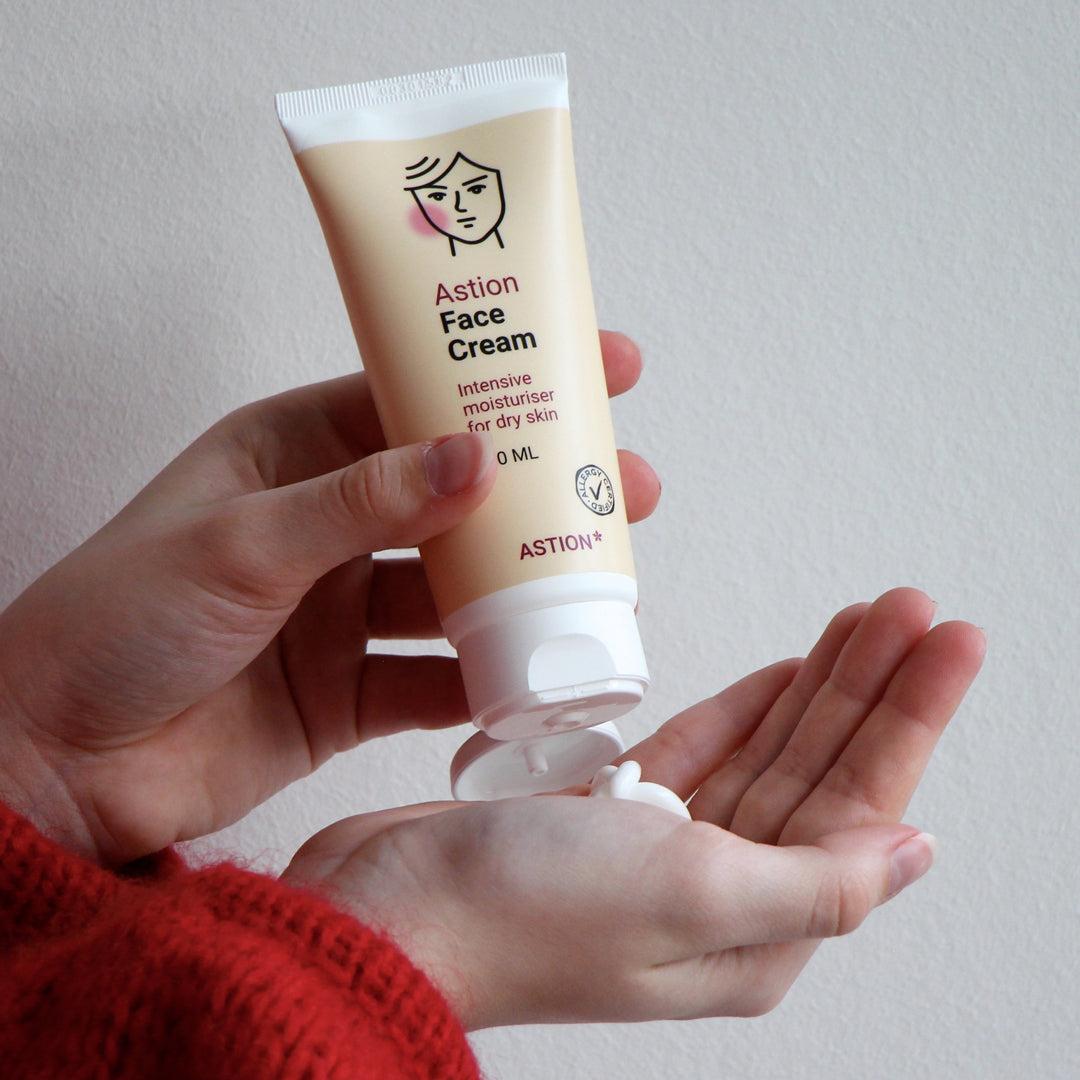 Astion Face Cream - Ansiktskräm för torr hud och eksem i ansiktet.