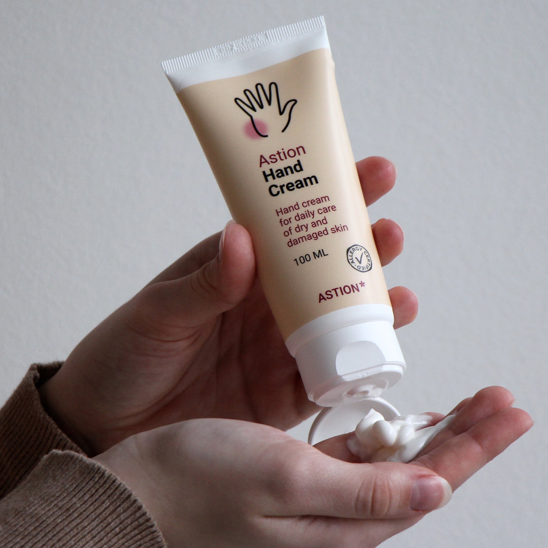 Astion Hand Cream - En Handkräm för daglig användning vid torr och skadad hud samt vid eksem
