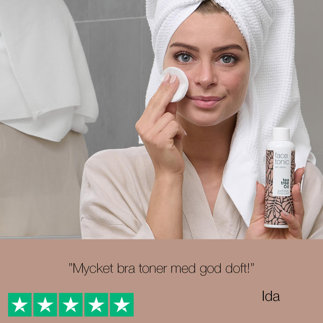 Toner ansikte med Tea Tree Oil - Djuprengörande tonic för daglig användning