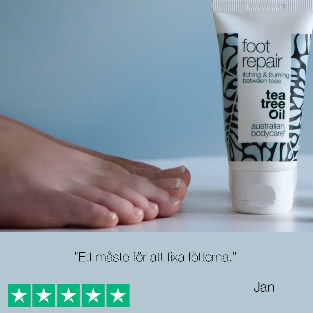 Fotgel med Tea Tree Oil - Lindrande gel mot klåda, sveda och rodnad mellan tårna
