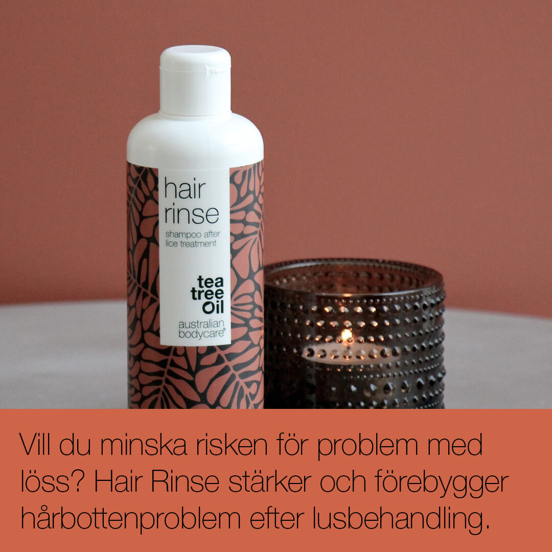 Lusschampo med Tea Tree Oil - Förebyggande lusschampo vid behandling av huvudlöss
