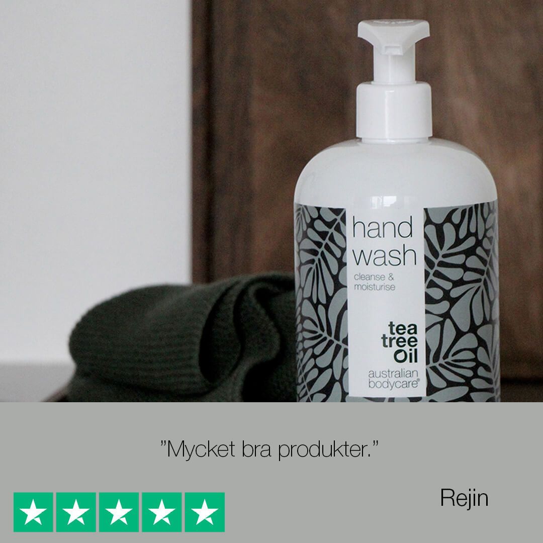 Handtvål med Tea Tree Oil - Flytande handtvål som är effektiv mot bakterier och smuts