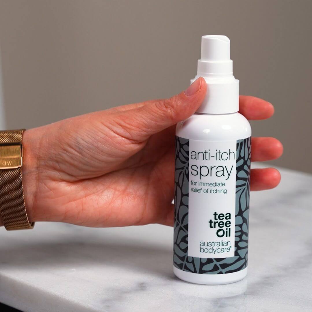 Spray för att lindra klåda på kroppen - Lugnande och lindrande klådstillande spray för irriterad hud
