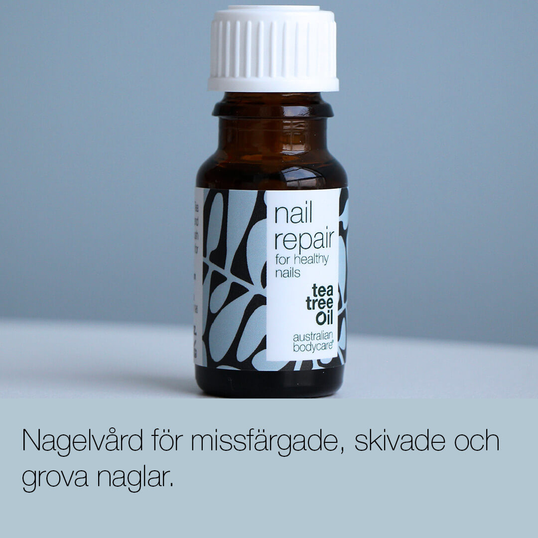 Nagelolja för missfärgade naglar - Nagelvård för missfärgade gula naglar, skivade och grova naglar