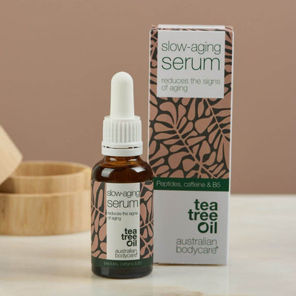 4–pack med anti aging–produkter för mogen hud (50+) - Anti-age Serum, Peeling Serum, rengöring och ansiktskräm mot rynkor