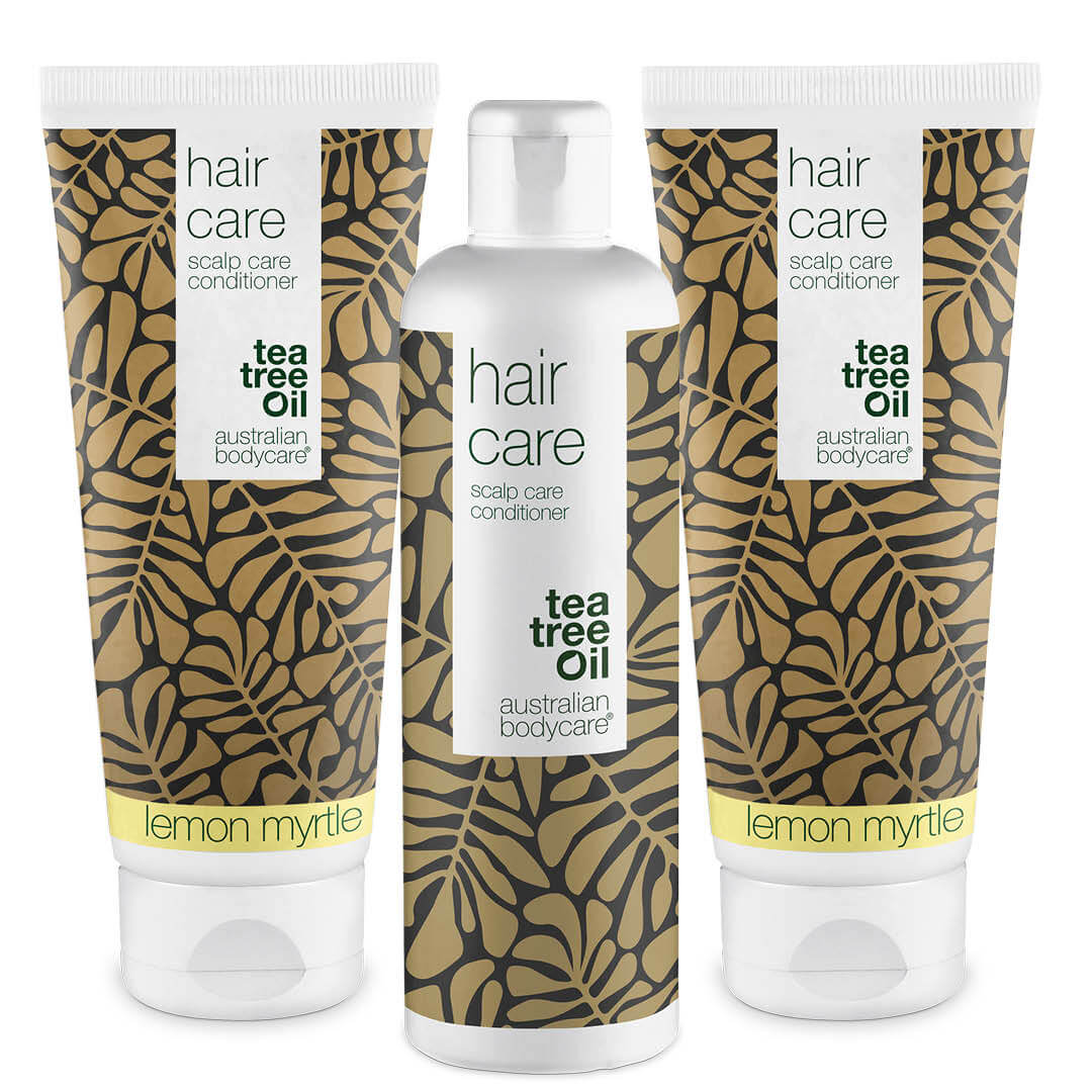 3 Hair Care balsam - paketerbjudande — Paketerbjudande med tre 200 ml balsam: Tea Tree Oil & 2 Lemon Myrtle