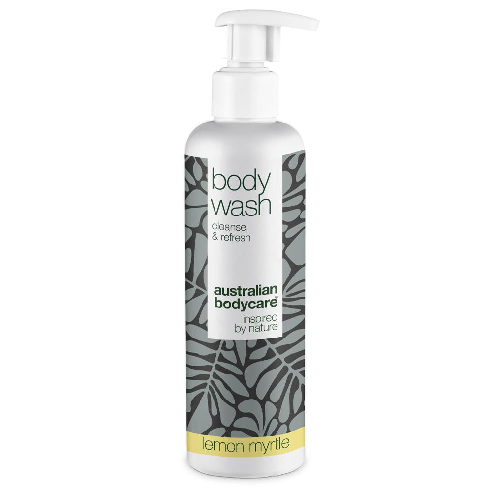 250 ml Body Wash Lemon Myrtle — Effektiv duschgel mot finnar, pormaskar och oren hud med fräsch citrusdoft