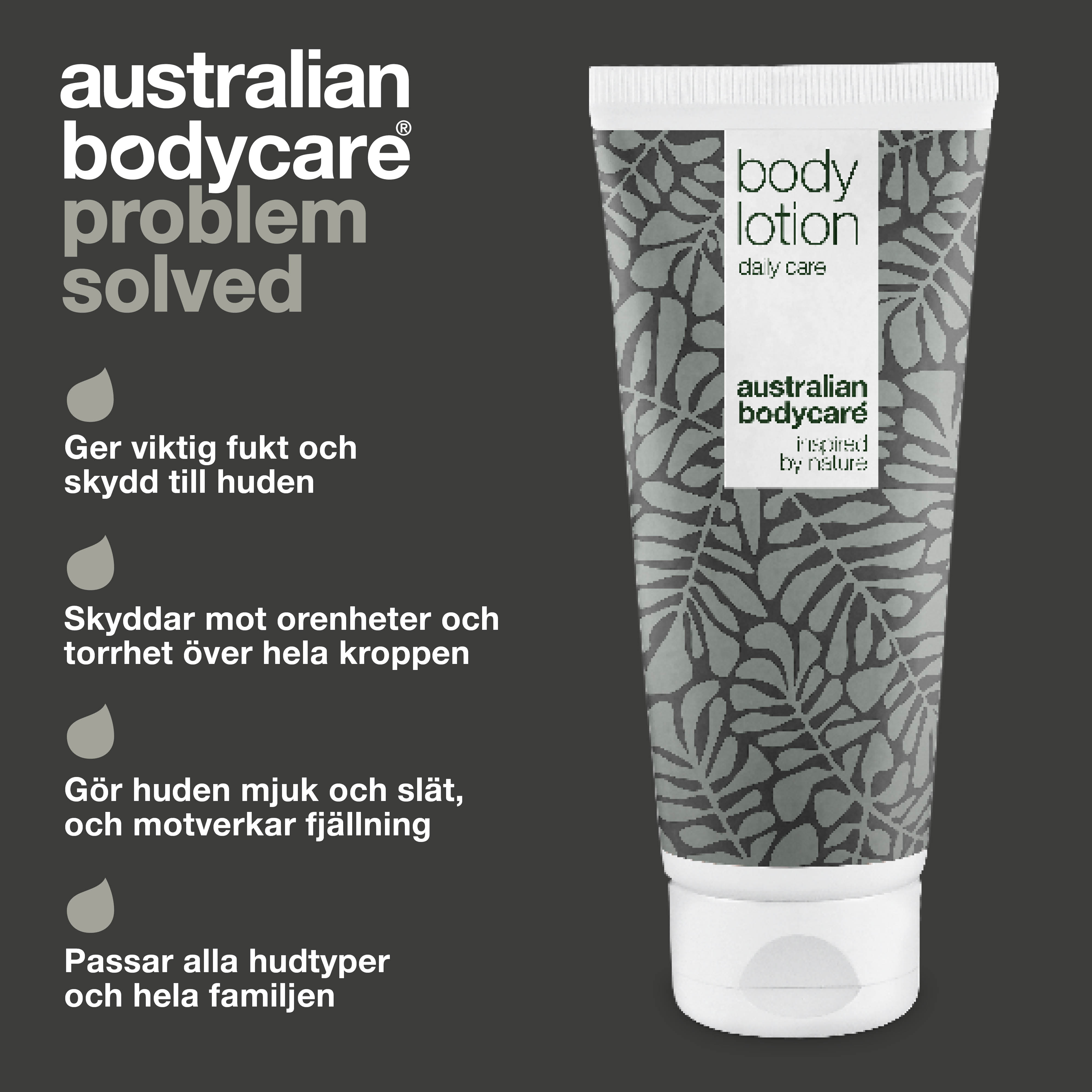 Body Lotion til tør hud og mod bumser — Fugtgivende creme til tør og uren hud på kroppen
