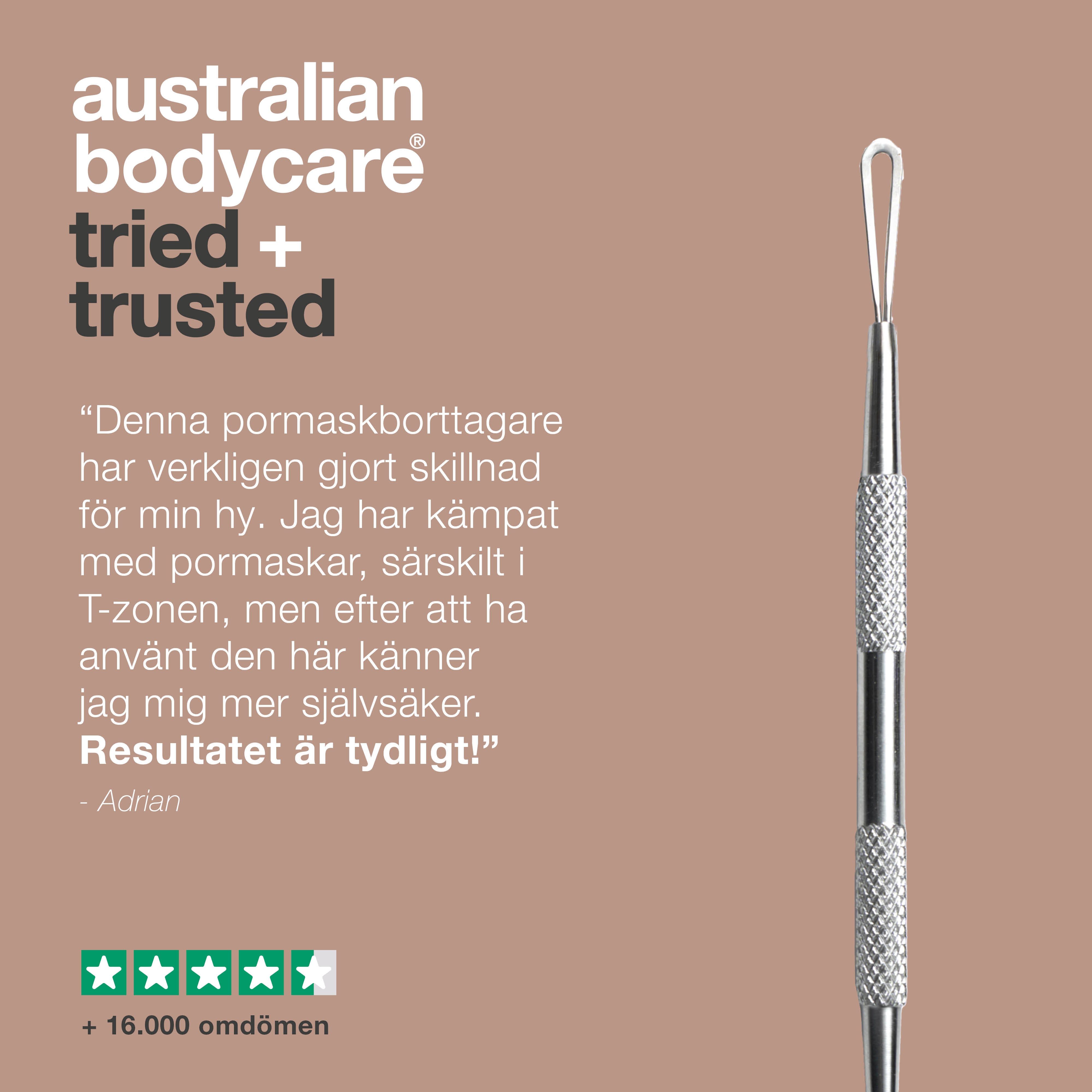 Hudormefjerner til bumser og uren hud — Blackhead remover til hvide og sorte hudorme