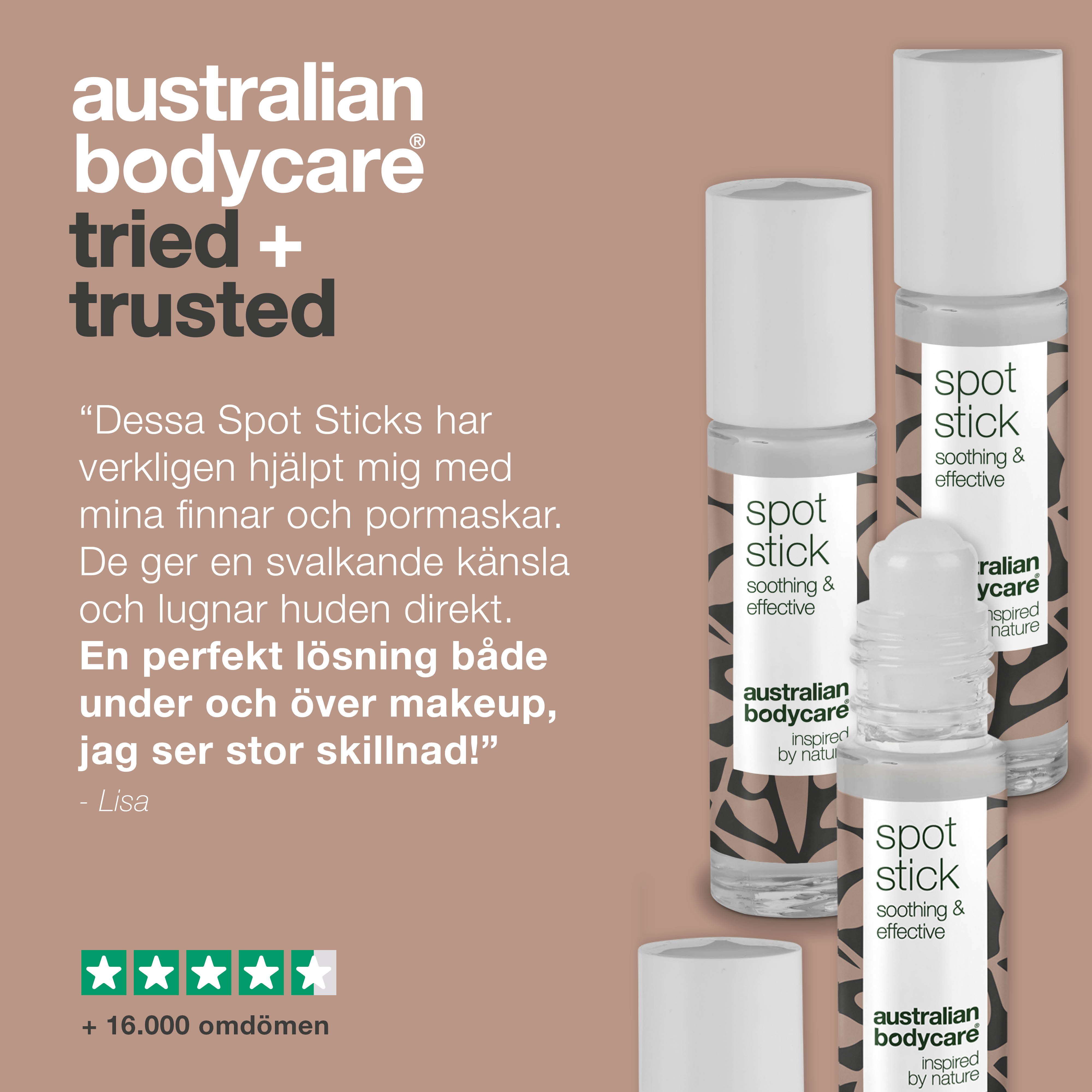 3 stk. Spot Stick til bumser og uren hud — Effektiv mod bumser, uren hud og hudorme