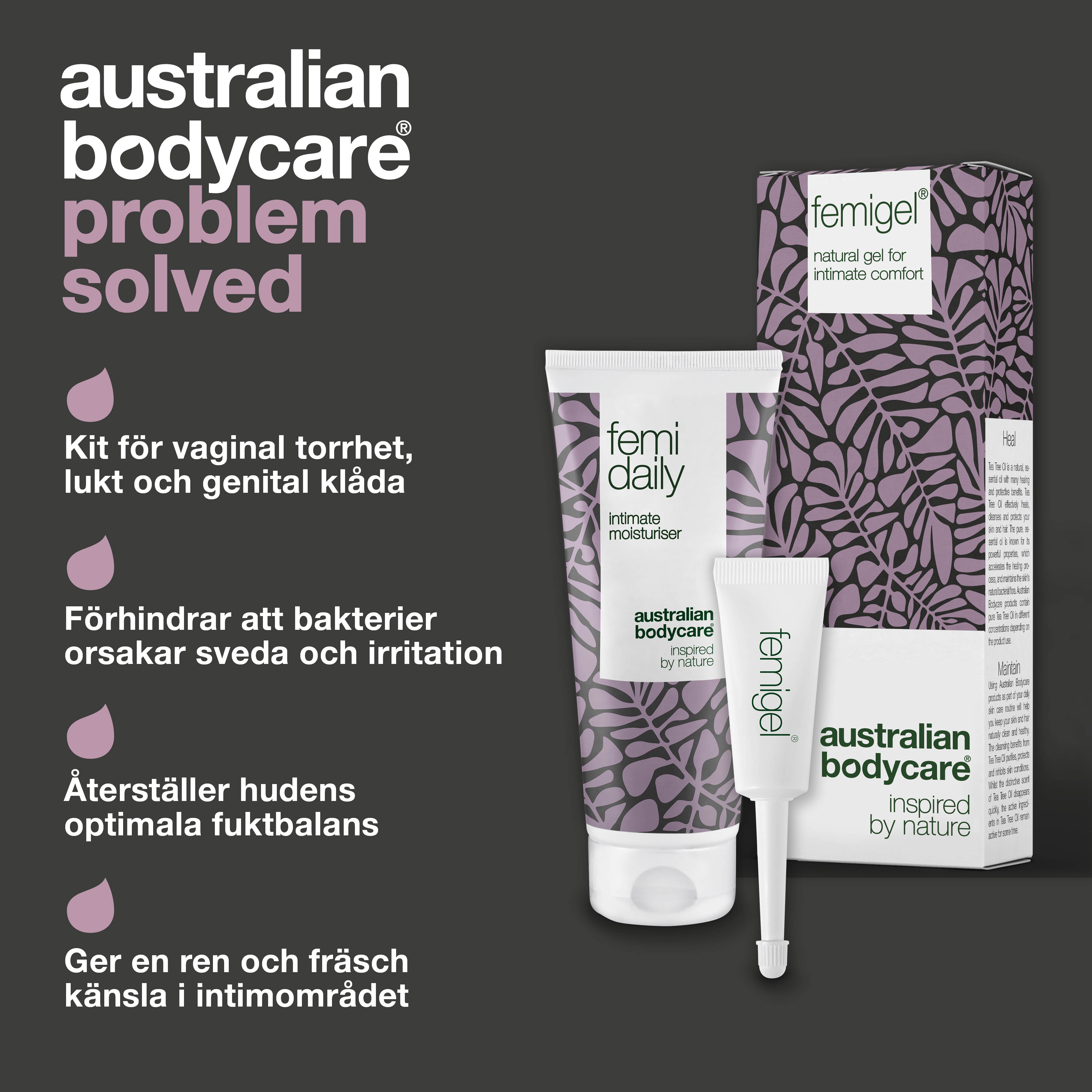2 intimpleje produkter mod tørhed, lugt & kløe — Intimprodukter mod svie, kløe og intim irritation