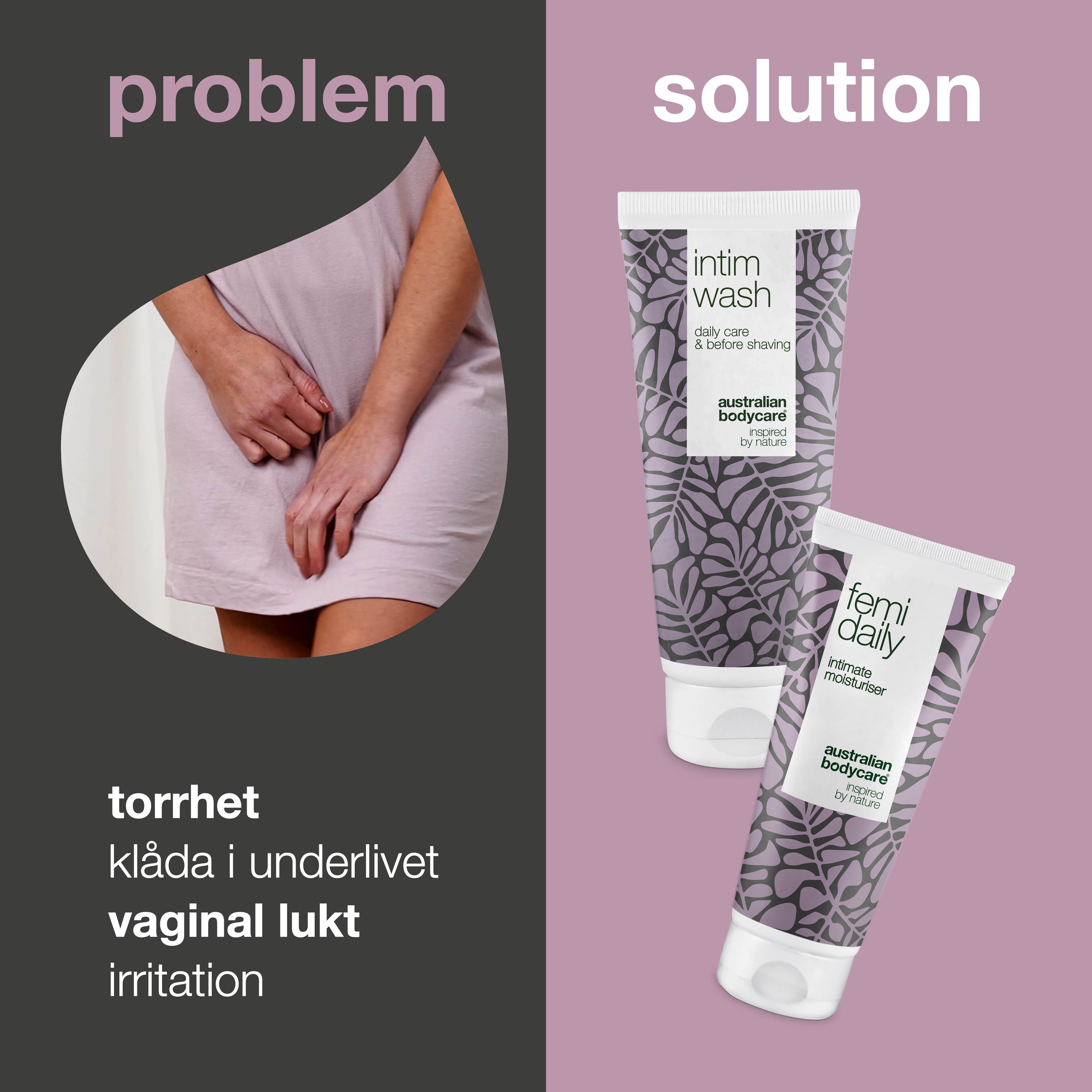 Creme & Vask til pleje ved Analkløe — 2 produkter til pleje af kløe ved endetarmen