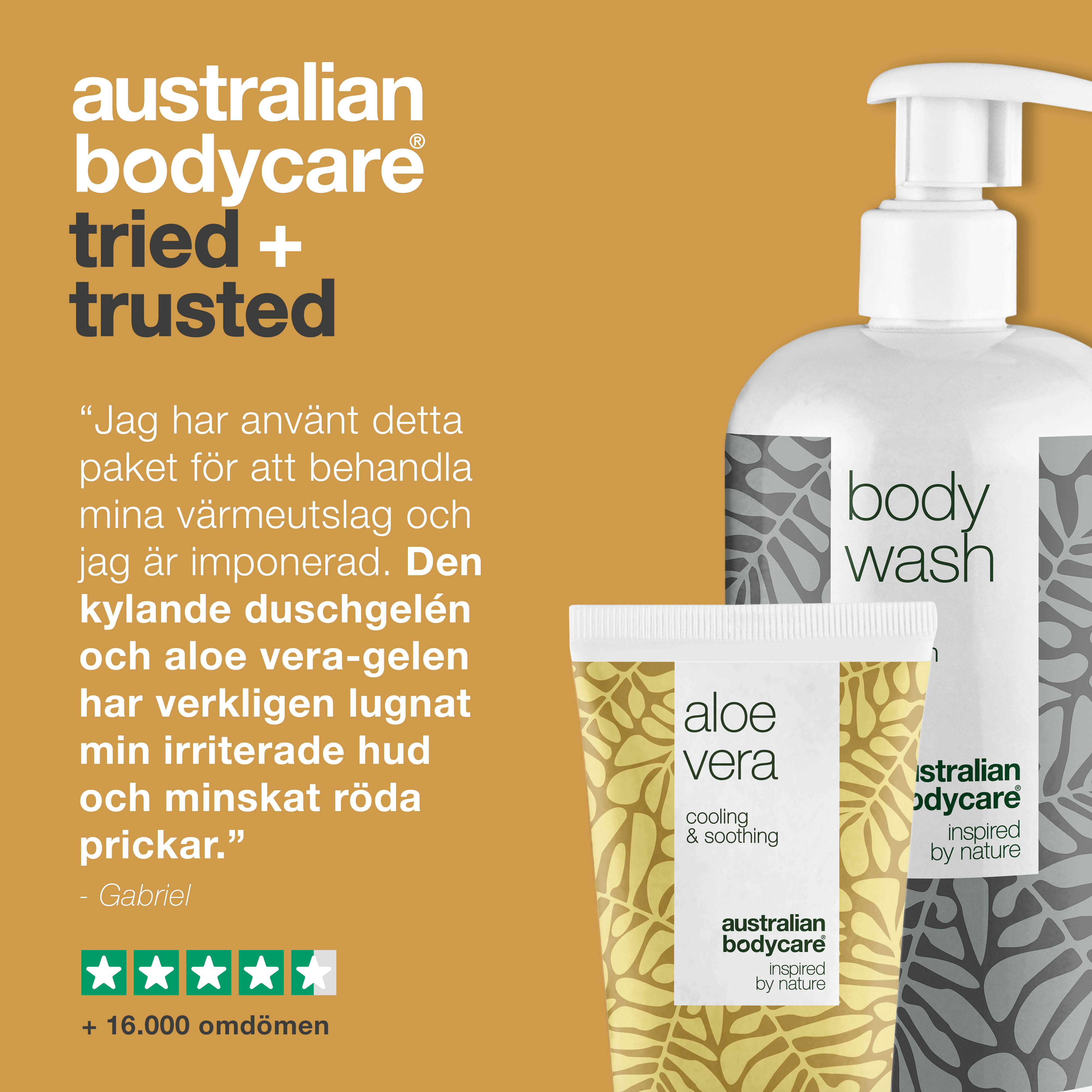 2-pak til pleje ved varmeknopper — Produkter til pleje af varmeknopper, svie og irriteret hud