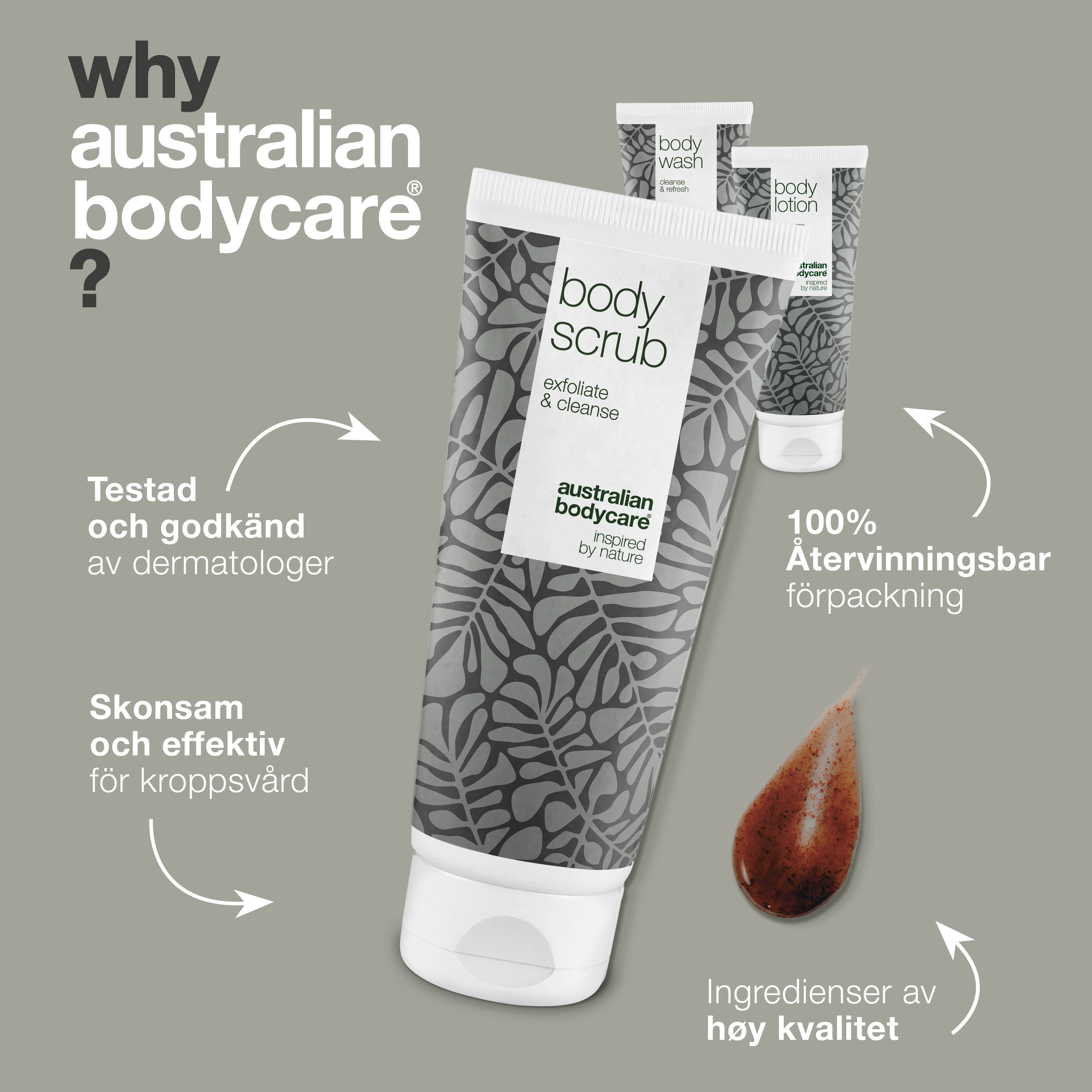 3-pak til keratosis pilaris — minimerer små røde knopper på kroppen fra keratosis pilaris