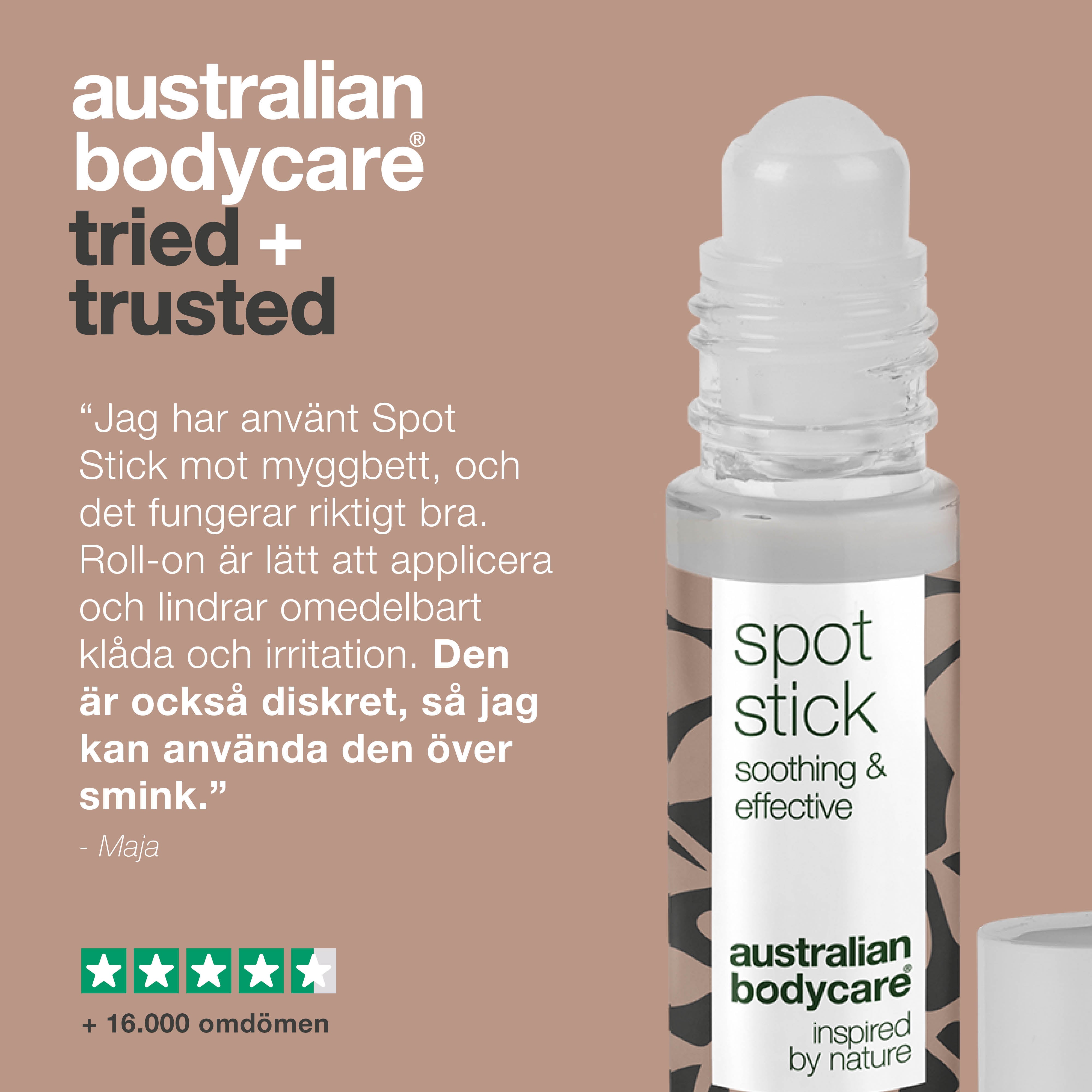 Stift til myggestik — Kløestillende stick mod bakterier og irritation ved insektbid