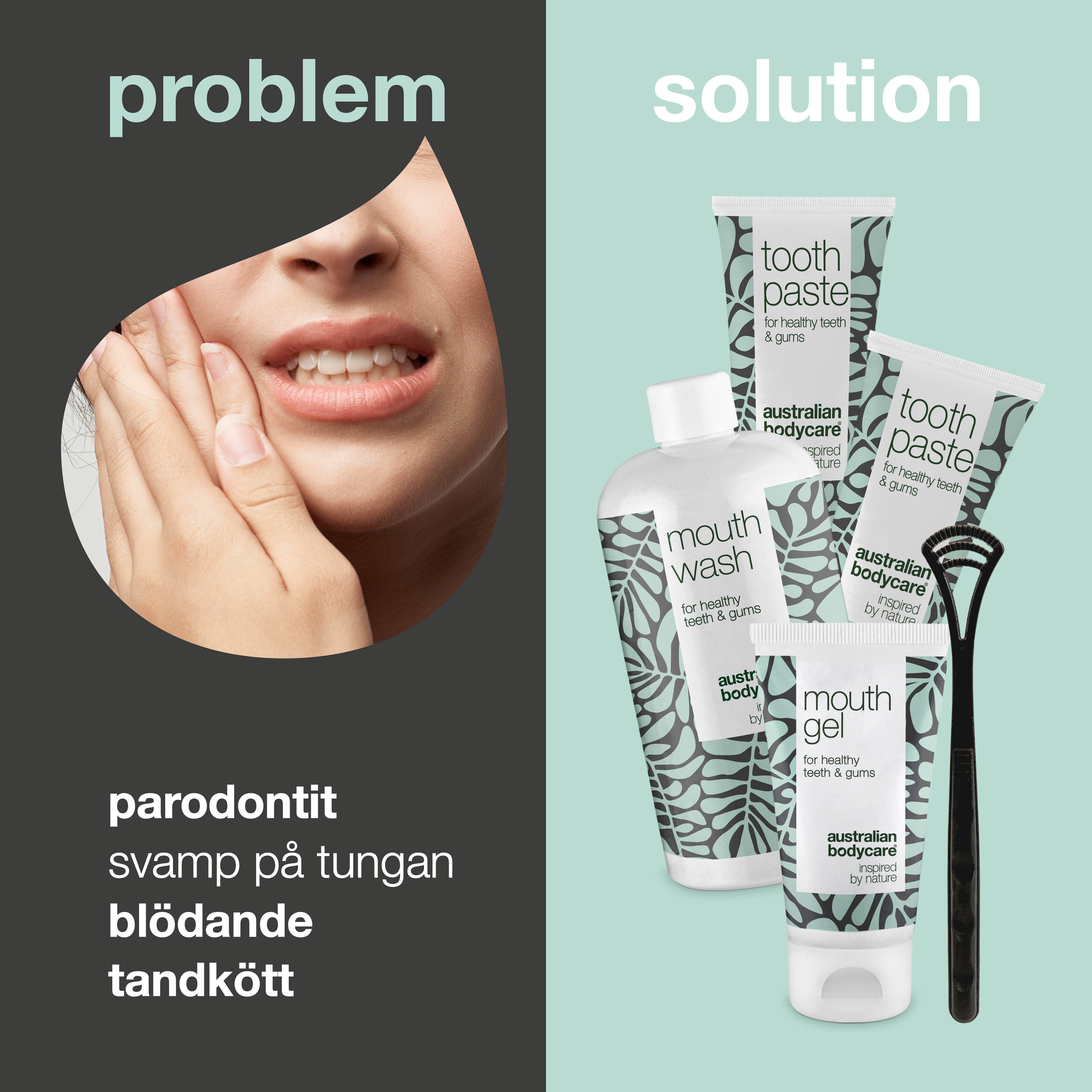Start kit - 5 mundprodukter — Startpakke til god mundhygiejne og pleje ved paradentose og dårlig ånde