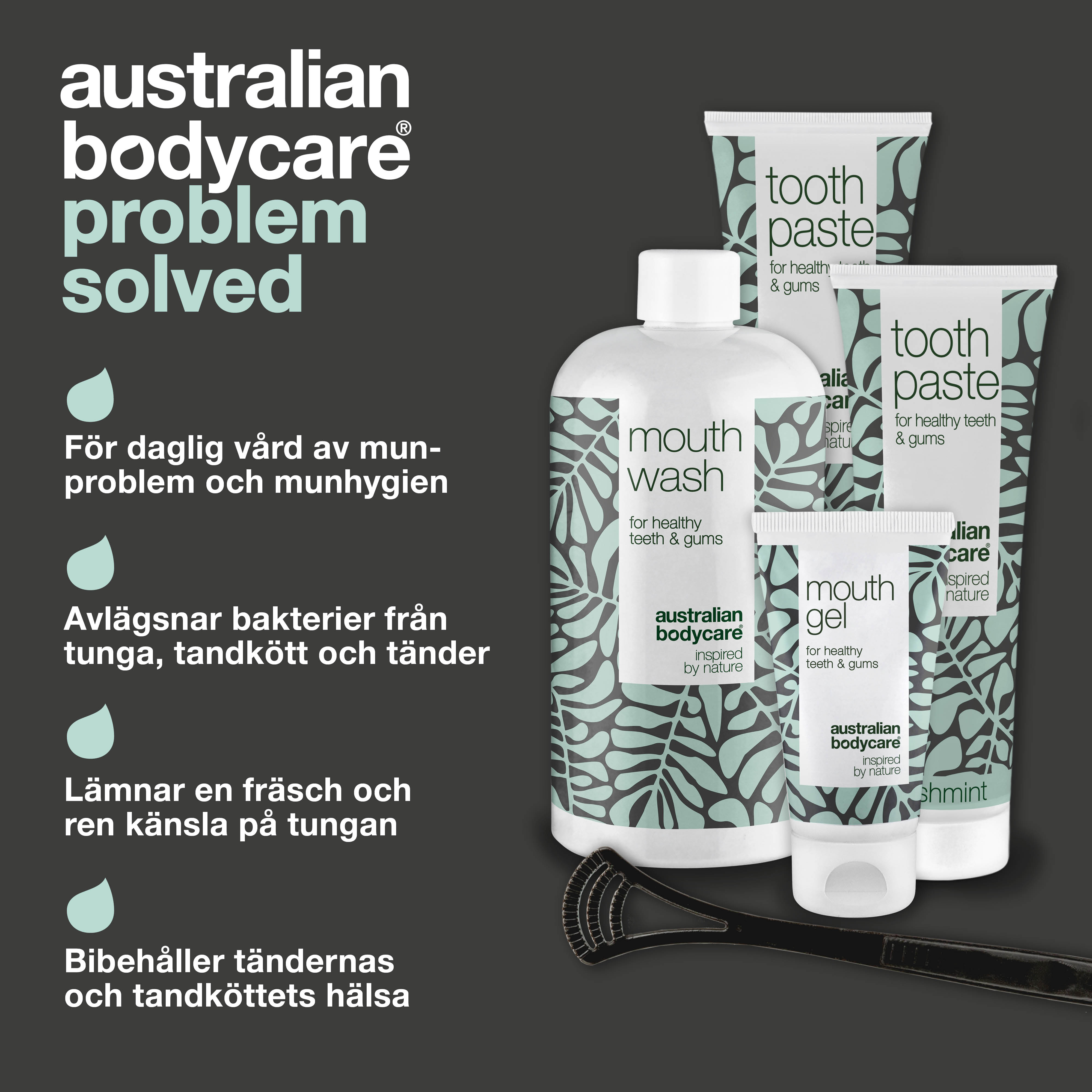 Start kit - 5 mundprodukter — Startpakke til god mundhygiejne og pleje ved paradentose og dårlig ånde