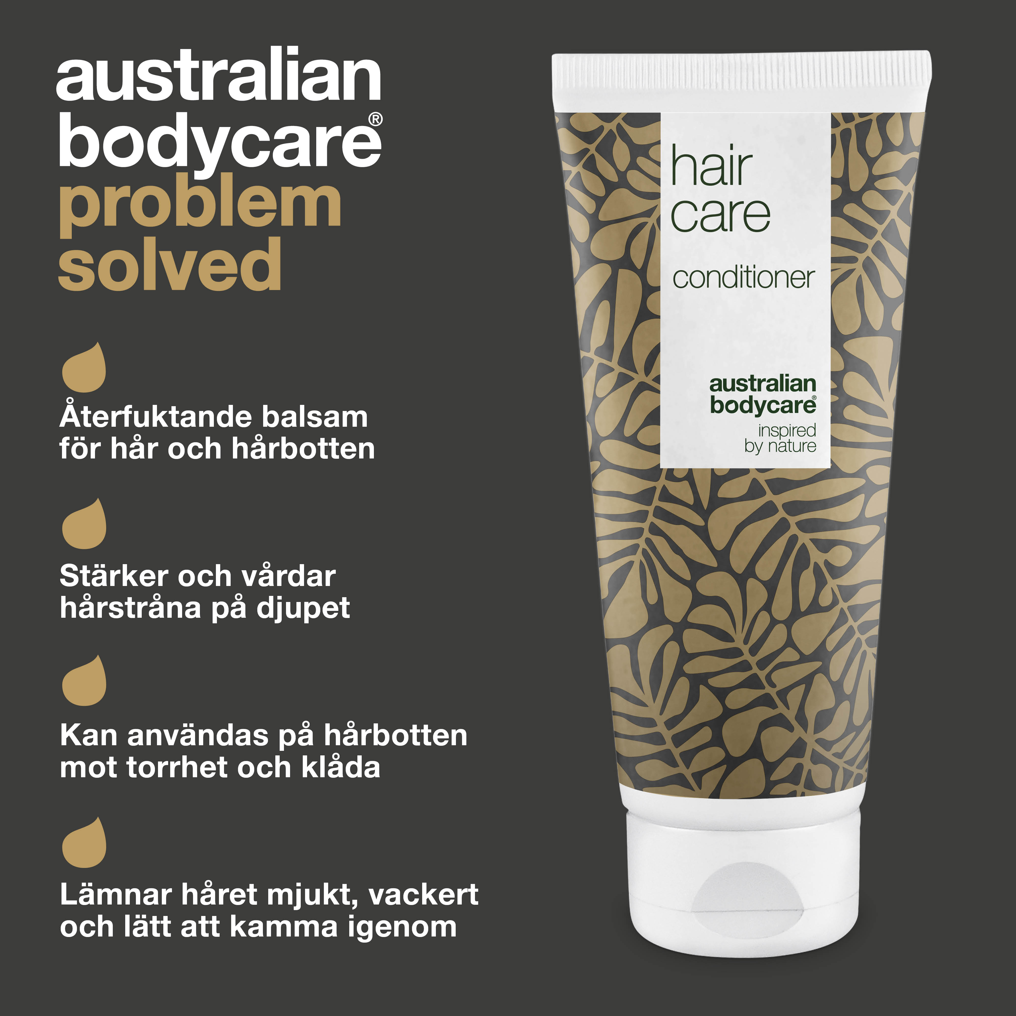 Balsam til tør hovedbund, skæl og kløe — Conditioner til irriteret hovedbund og daglig pleje af håret