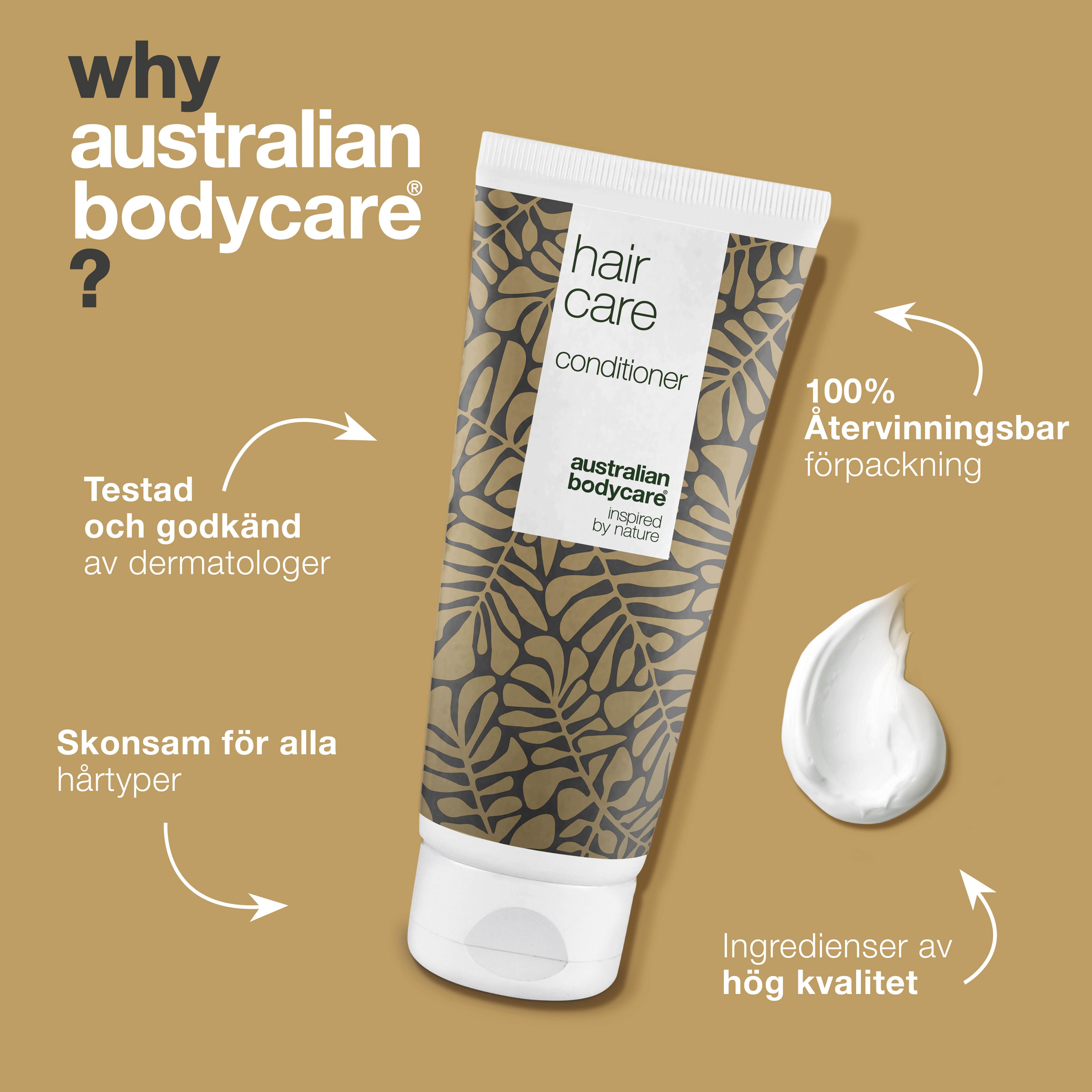 Balsam til tør hovedbund, skæl og kløe — Conditioner til irriteret hovedbund og daglig pleje af håret