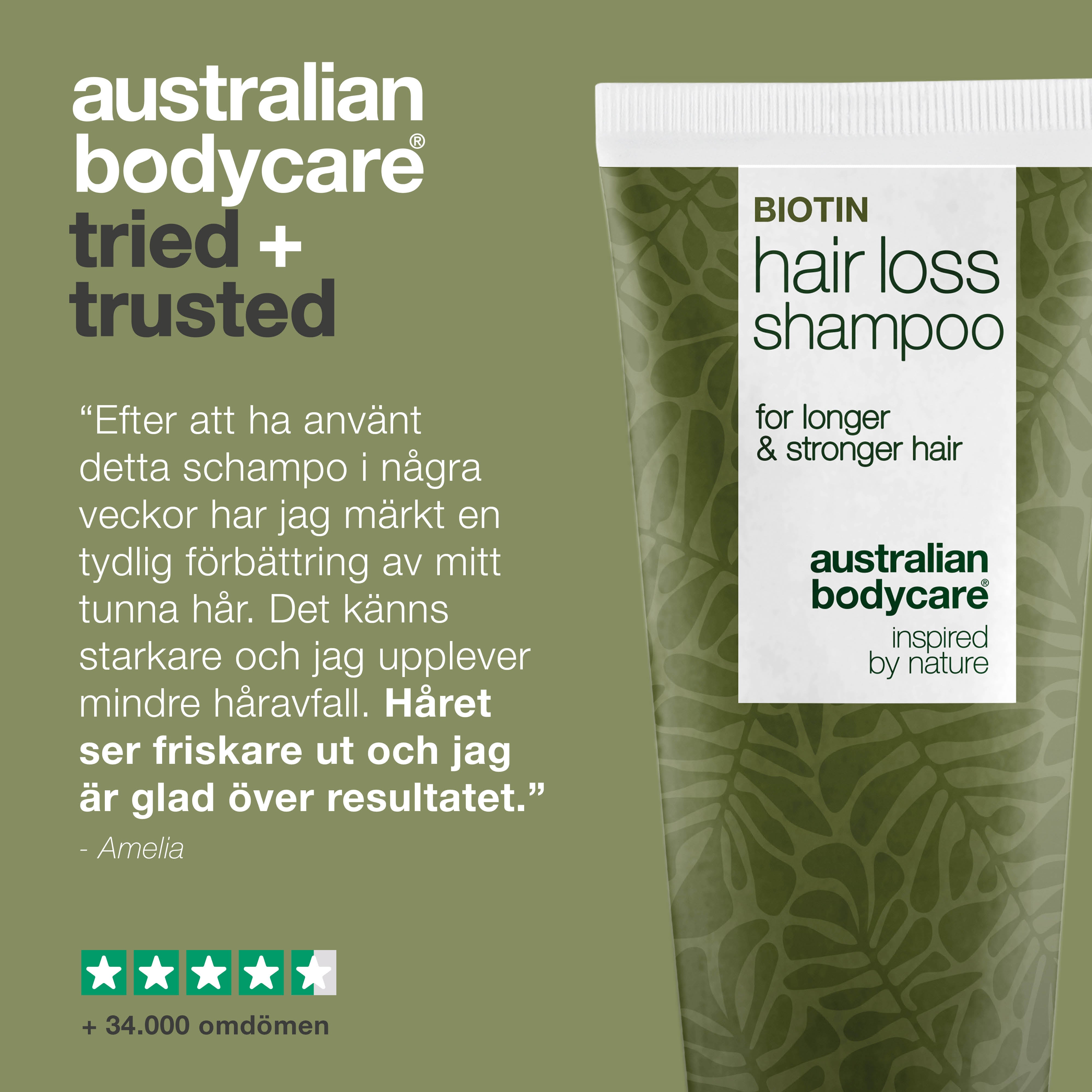 Schampo minskar håravfall och tunnhårighet — Schampo minskar håravfall och stärker svagt hår med biotin, koffein och Capilia Longa, som revitaliserar hårbotten och stärker hårrötterna.