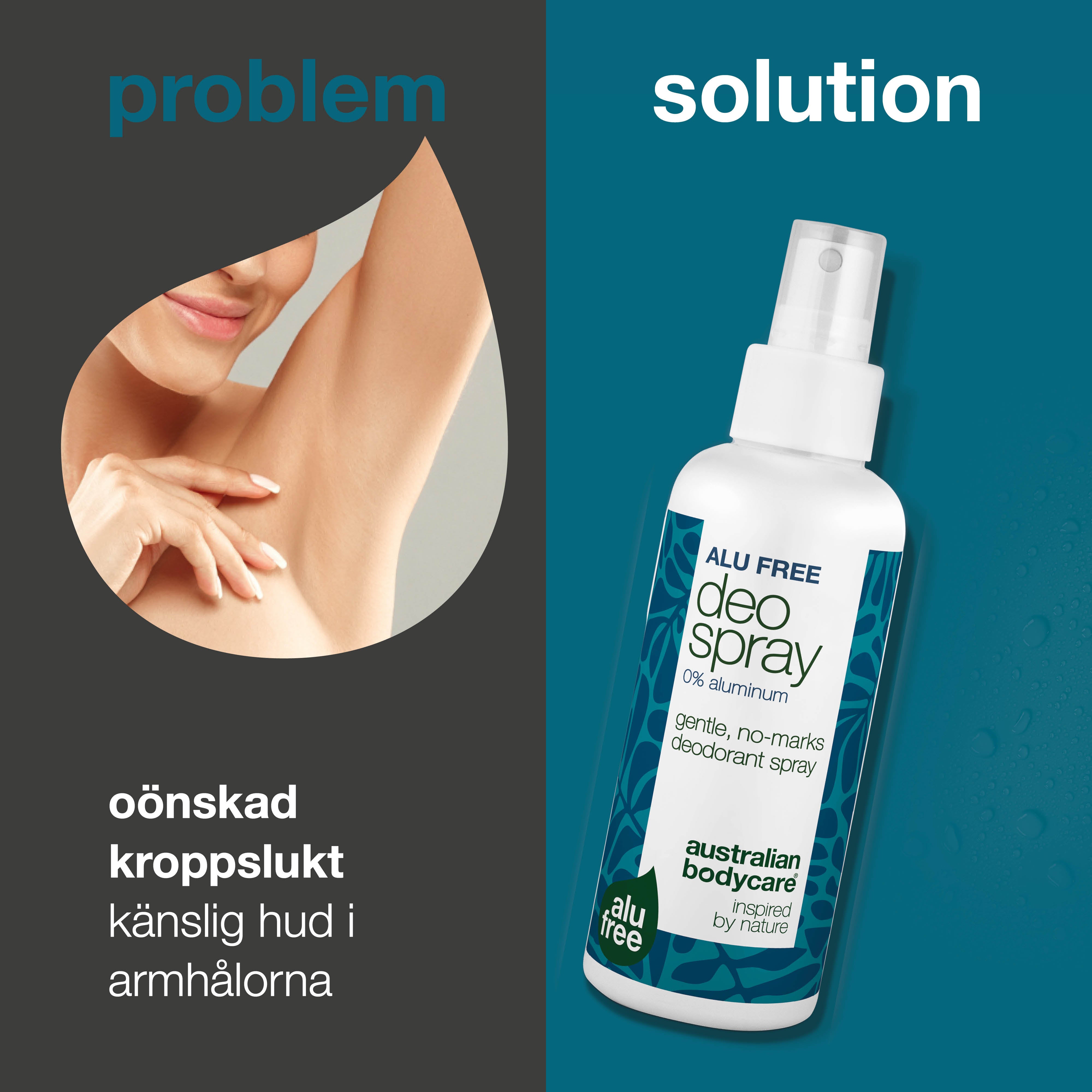 Effektiv aluminiumfri deodorant med naturliga ingredienser som hjälper mot kroppslukt. Skonsam mot huden och snabbtorkande.