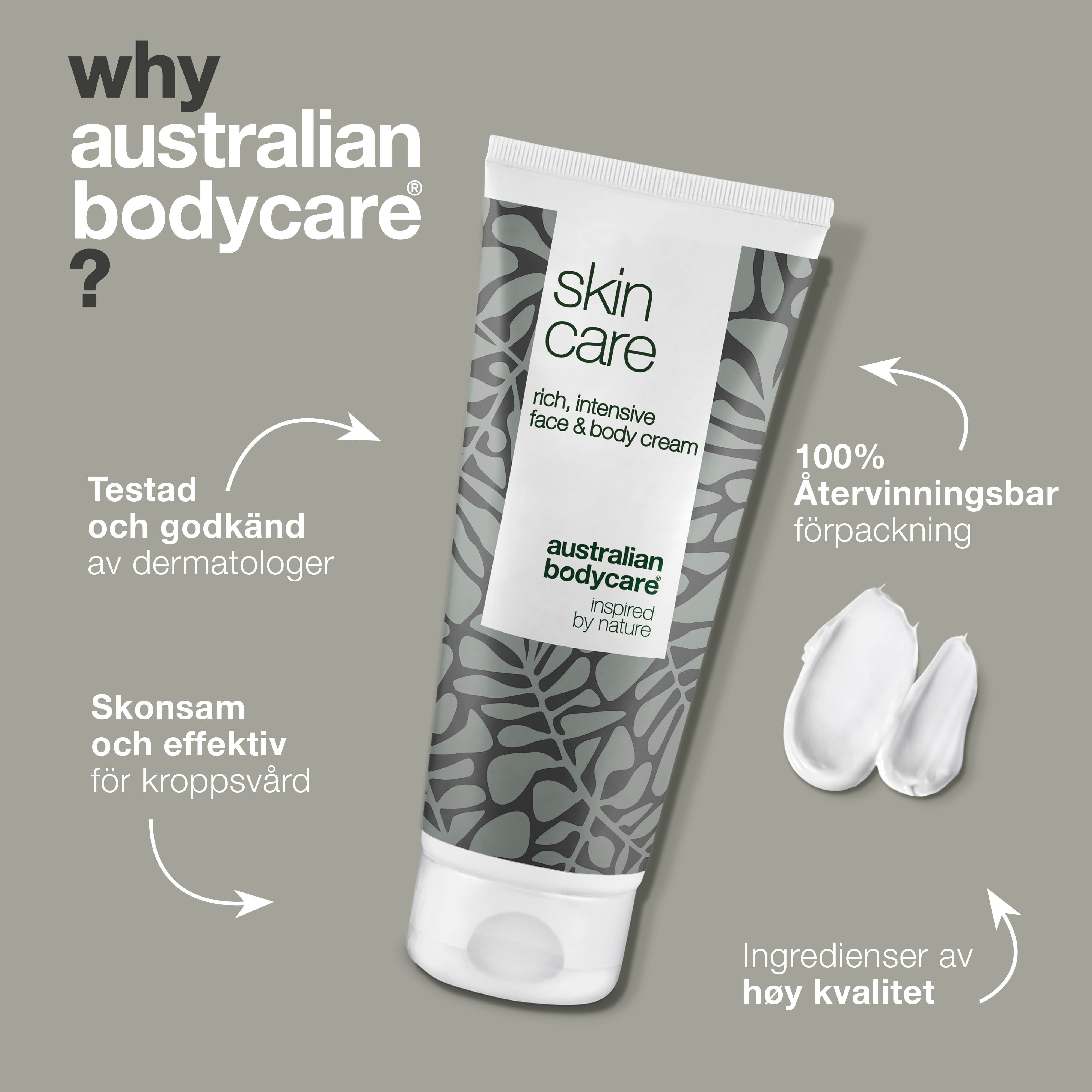 Skin Care creme til meget tør hud — Beroligende og fugtgivende multicreme til krop og ansigt