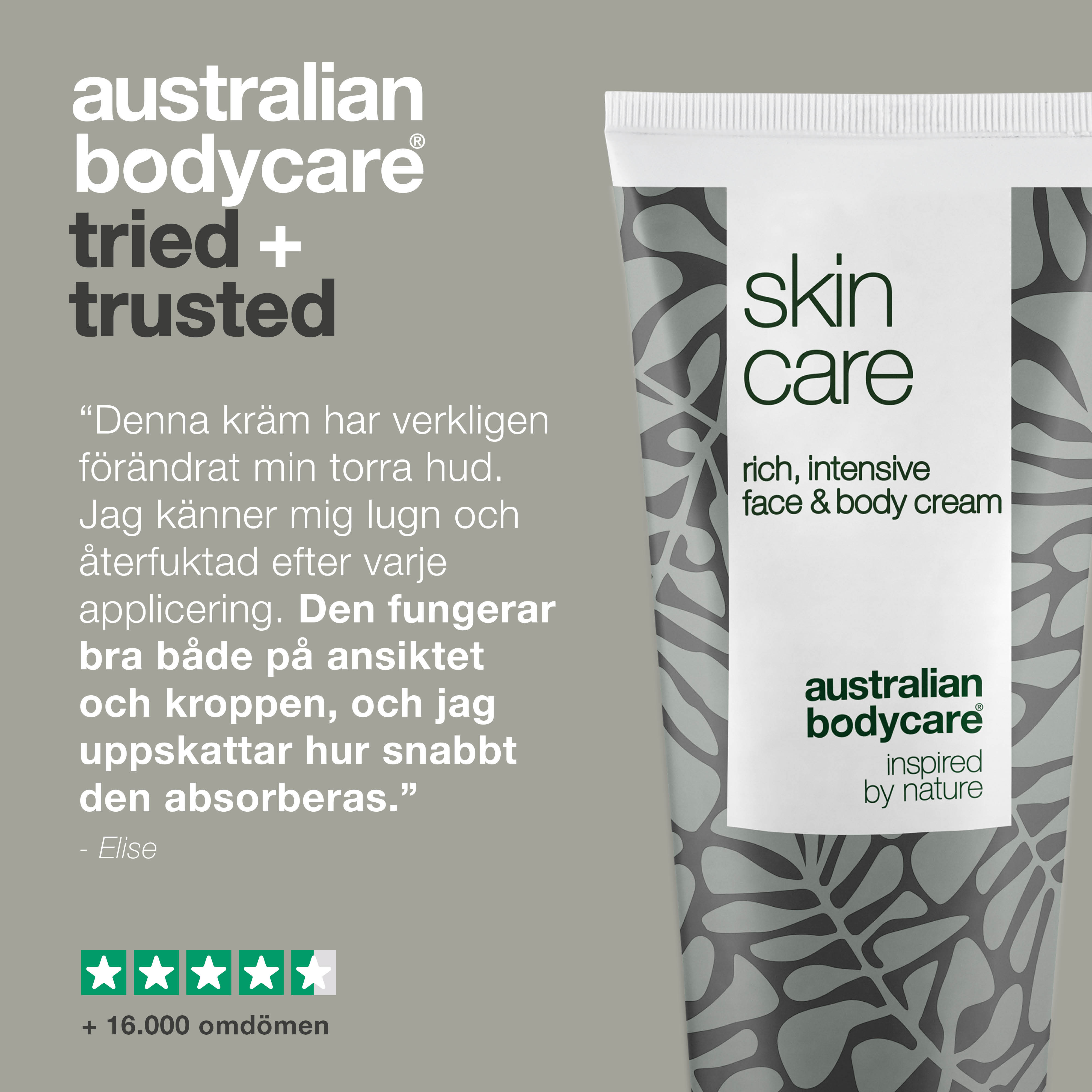 Skin Care creme til meget tør hud — Beroligende og fugtgivende multicreme til krop og ansigt