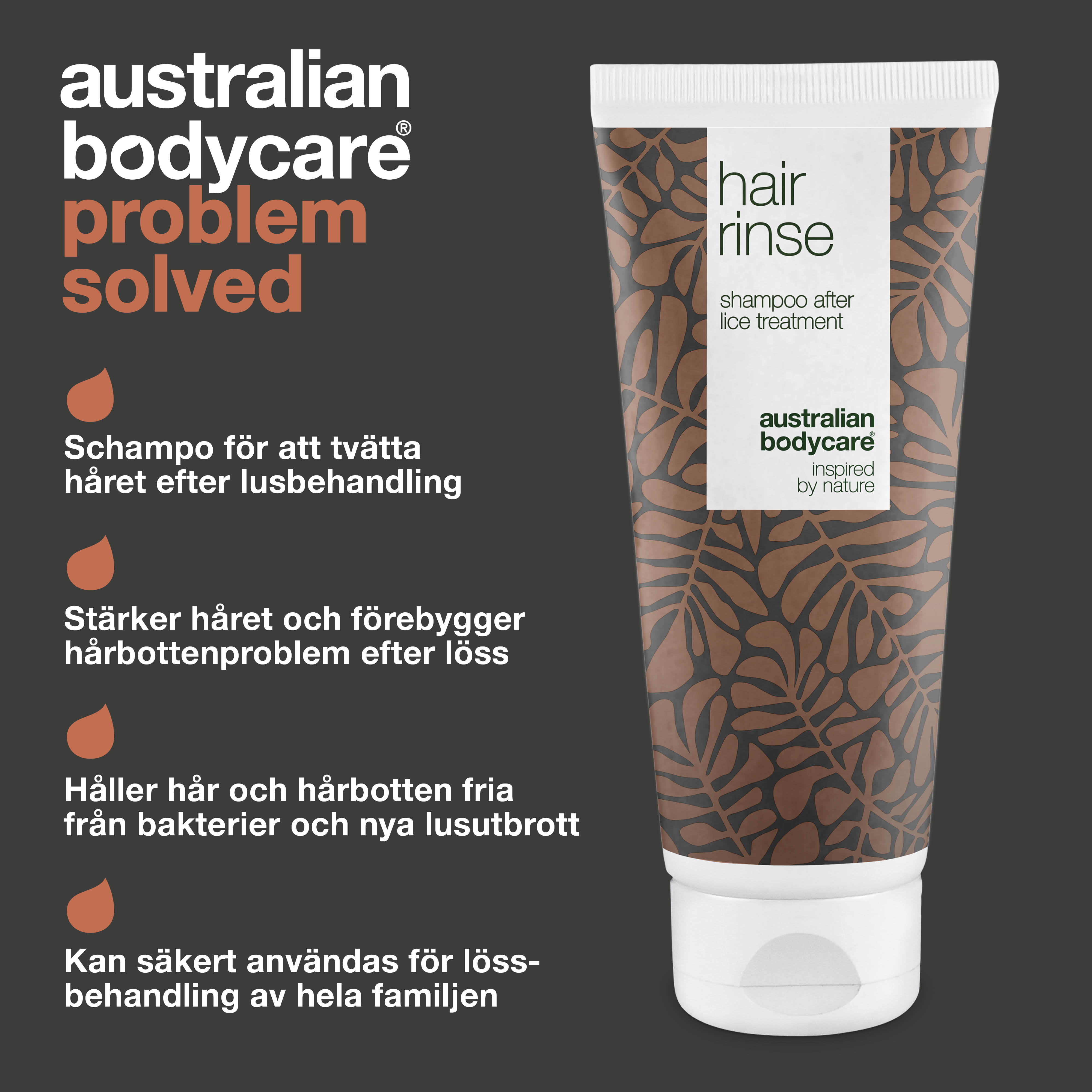 Luseshampoo med Tea Tree Oil — Forebyggende luseshampoo ved lusebehandling