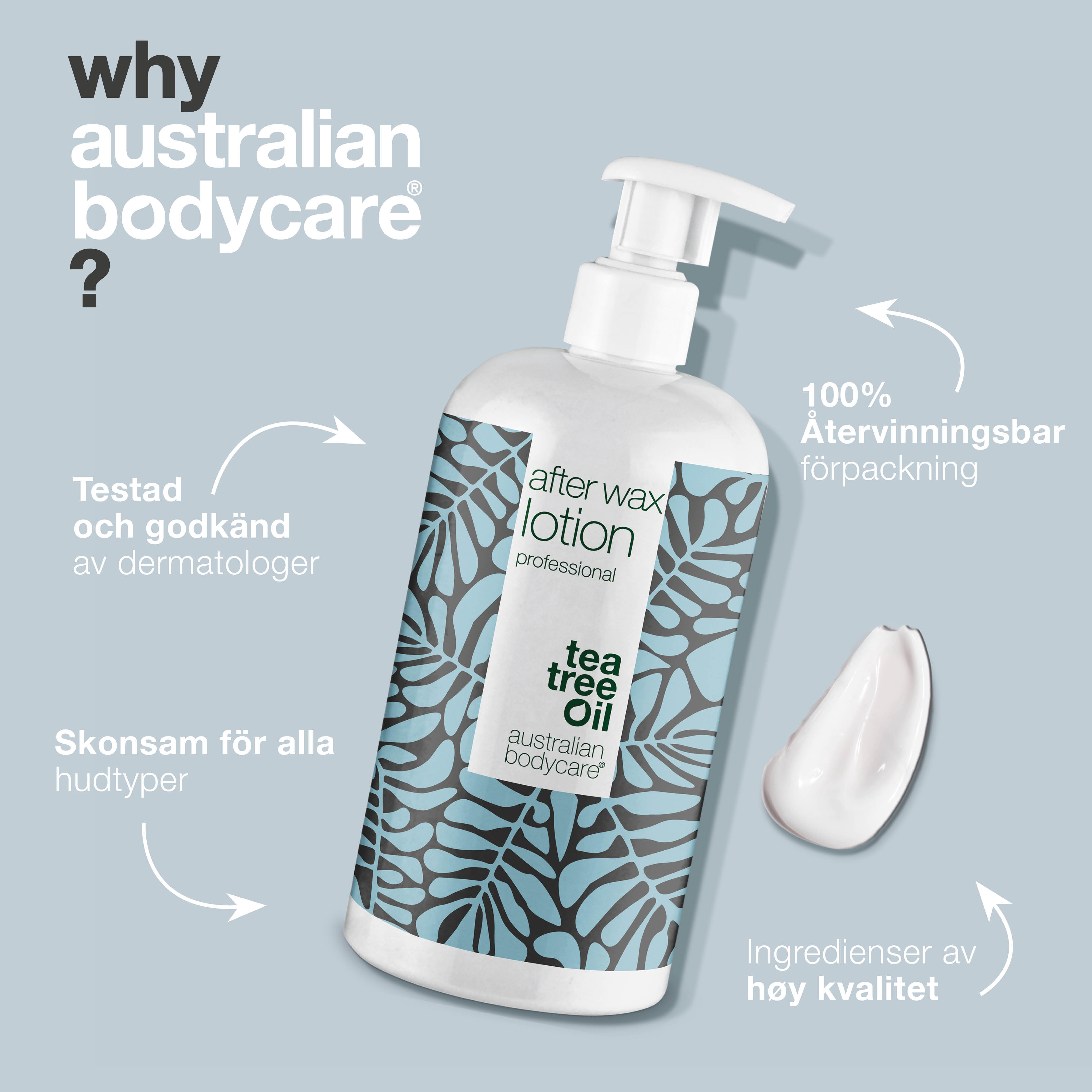 Professionel After Wax Lotion — Lotion til brug efter voksbehandling, bikini voksbehandling eller brazilian wax