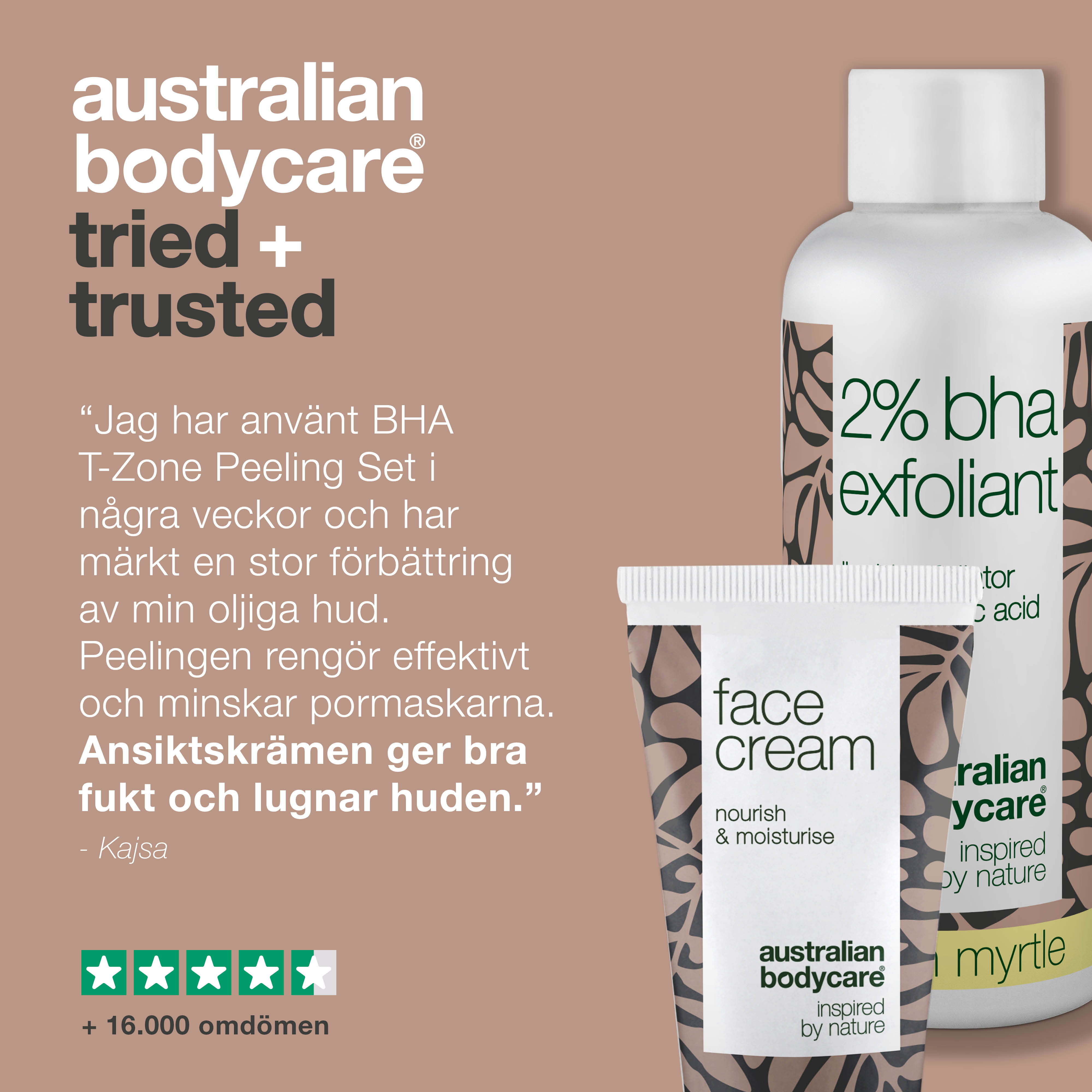 BHA salicylsyre sæt 2 produkter — Modvirker og forebygger fedtet og uren hud