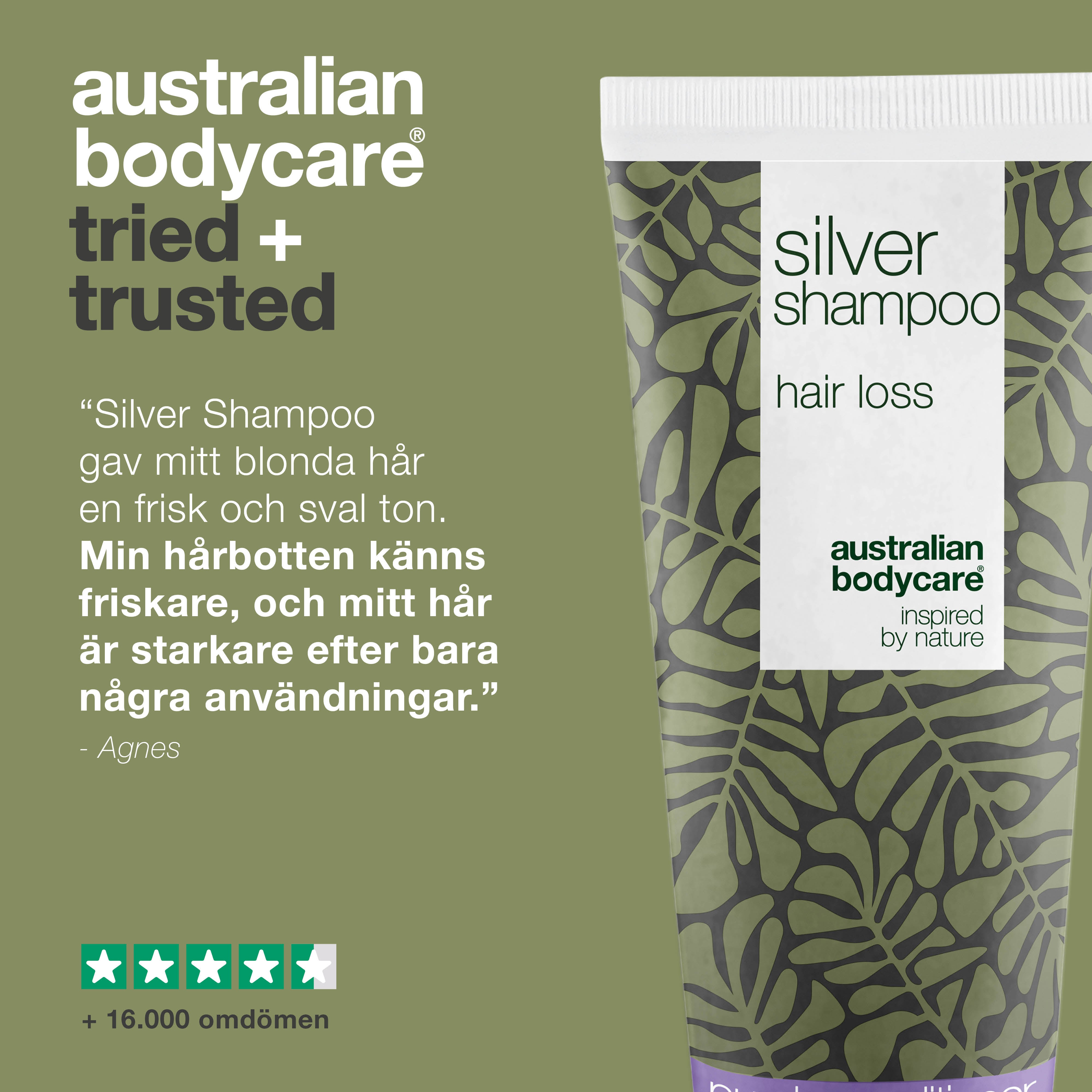 Silver Shampoo – Støtter sund hårvækst og fjerner gule skær — Neutraliser gule toner med Silver Shampoo. Styrker håret og fremmer en sund hovedbund. Ideel til blondt og gråt hår.