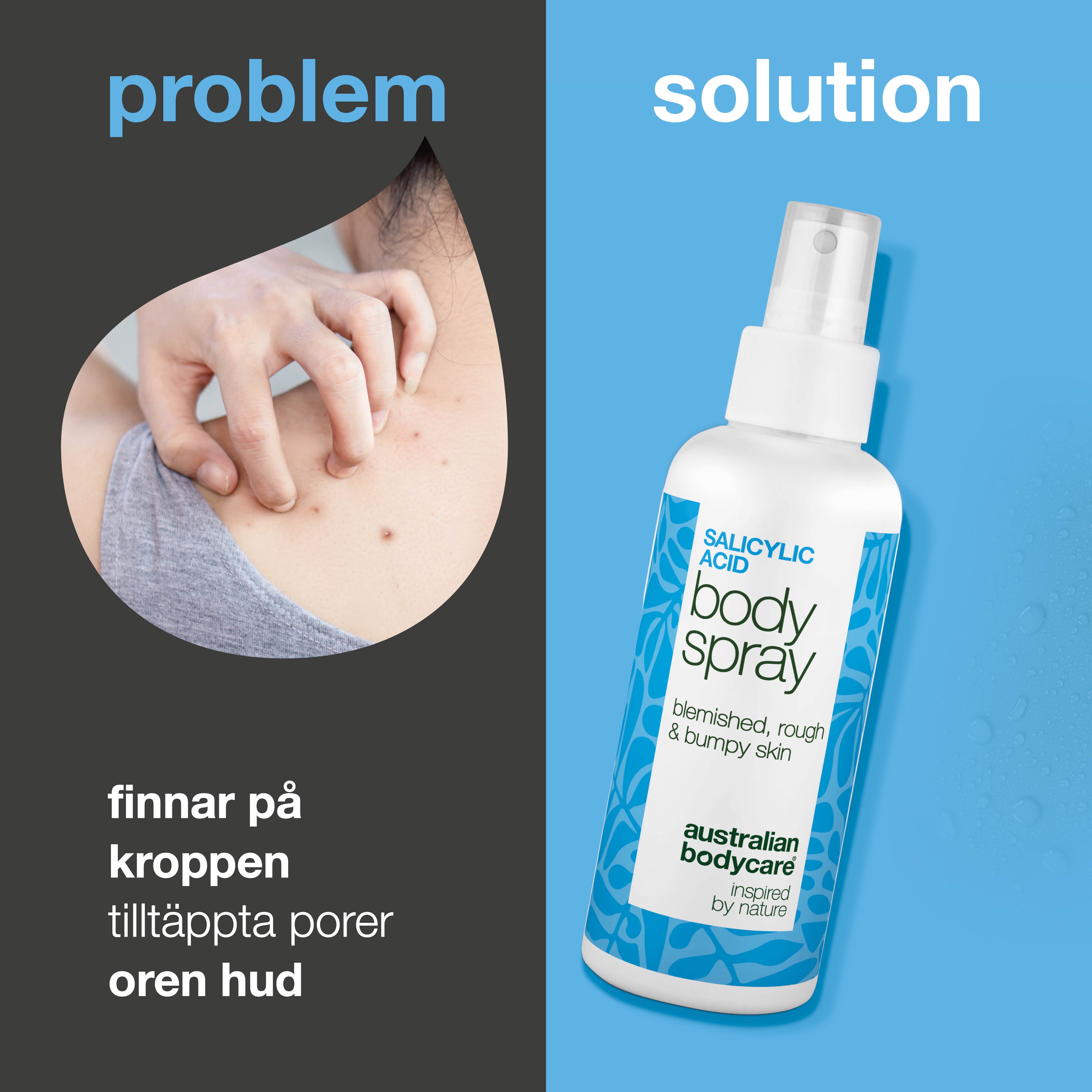 Spray med salicylsyra för finnar och tilltäppta porer — Spray mot finnar och porer. Innehåller salicylsyra och glykolsyra som rengör huden på djupet och förbättrar hudens struktur.