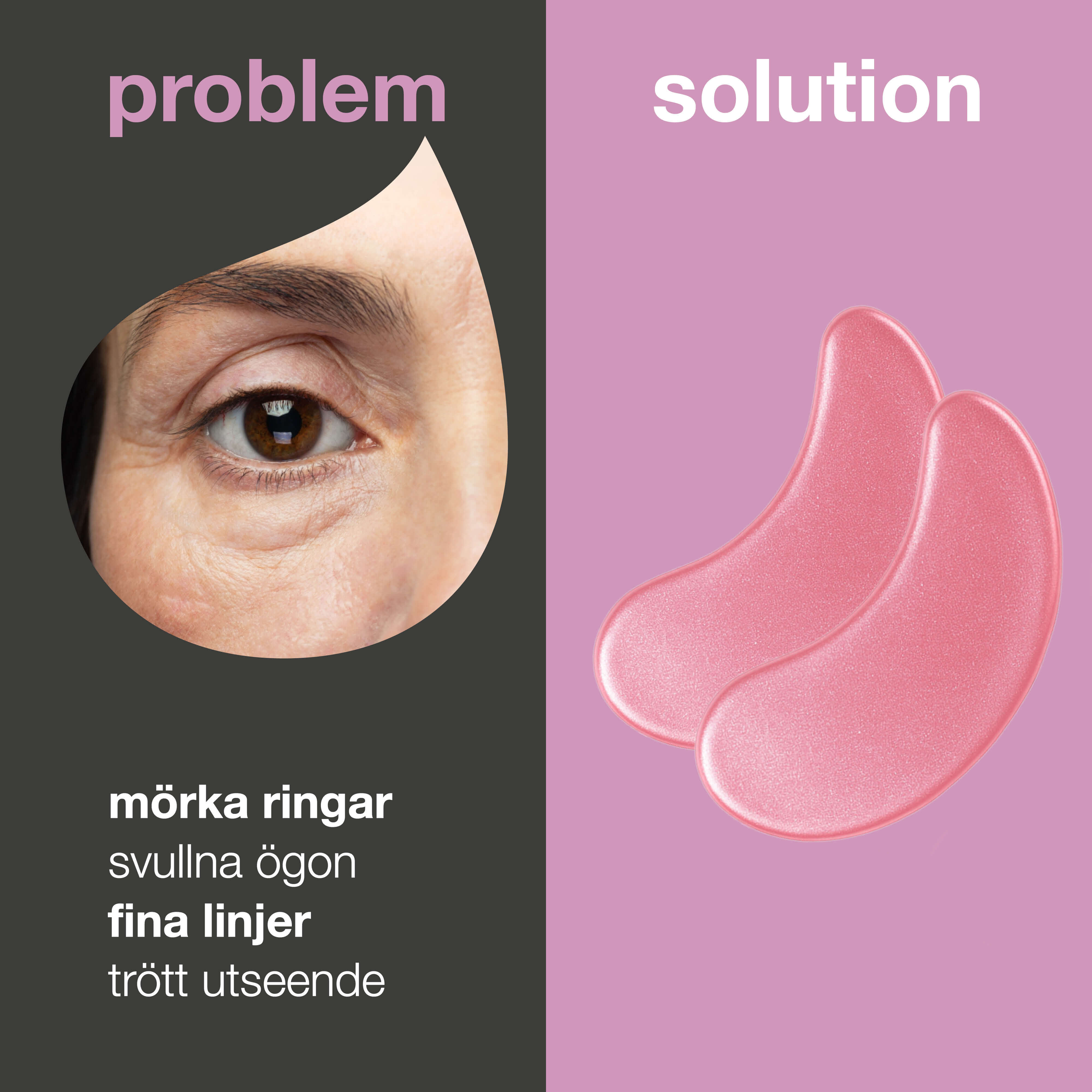 B12 Vitamin Eye Patches med Collagen mot Mörka Ringar & Svullnad — Minska mörka ringar och svullnad med B12 ögonmasker. Återfuktar och fräschar upp huden på 20 minuter. Perfekt för trötta ögon!