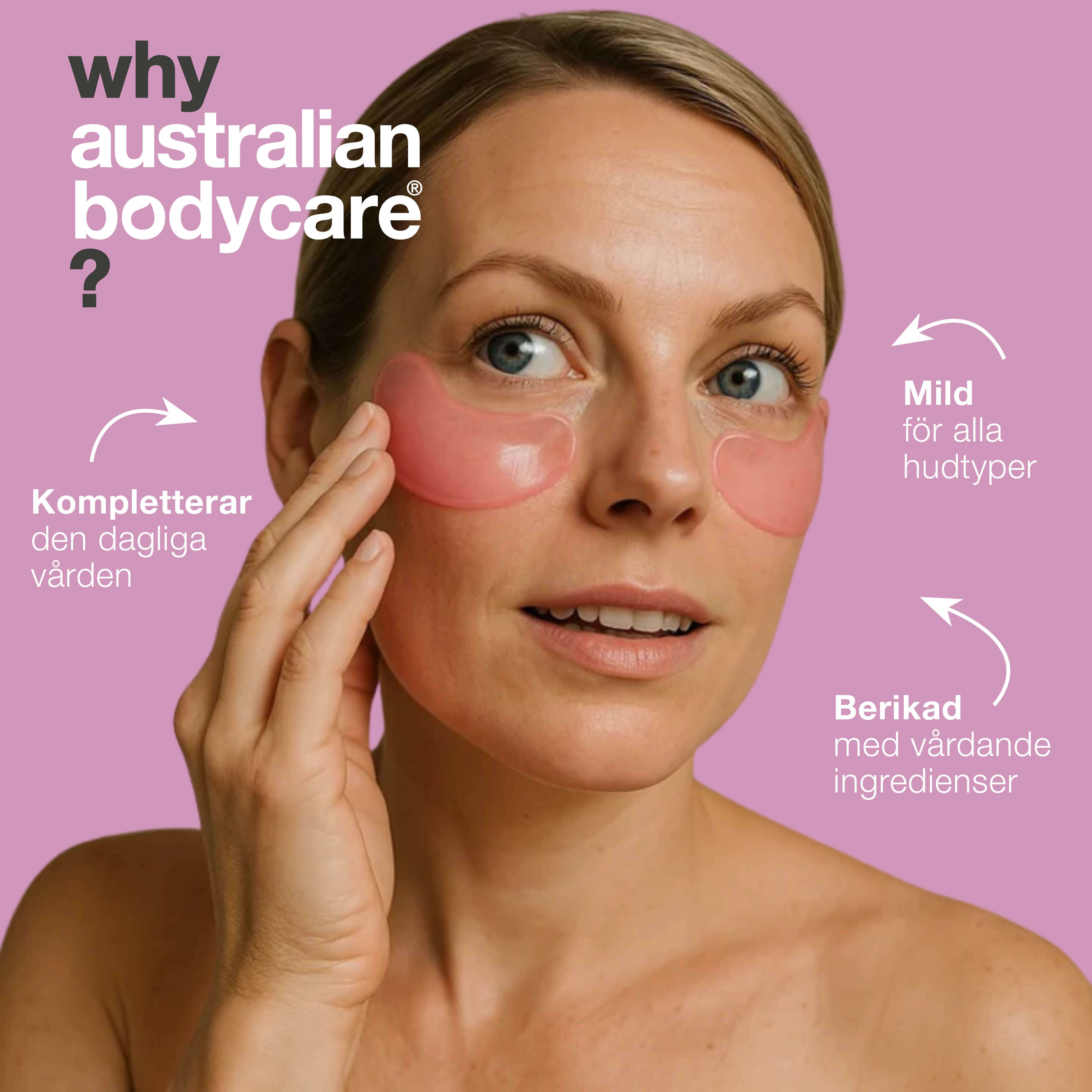 B12 Vitamin Eye Patches med Collagen mot Mörka Ringar & Svullnad — Minska mörka ringar och svullnad med B12 ögonmasker. Återfuktar och fräschar upp huden på 20 minuter. Perfekt för trötta ögon!
