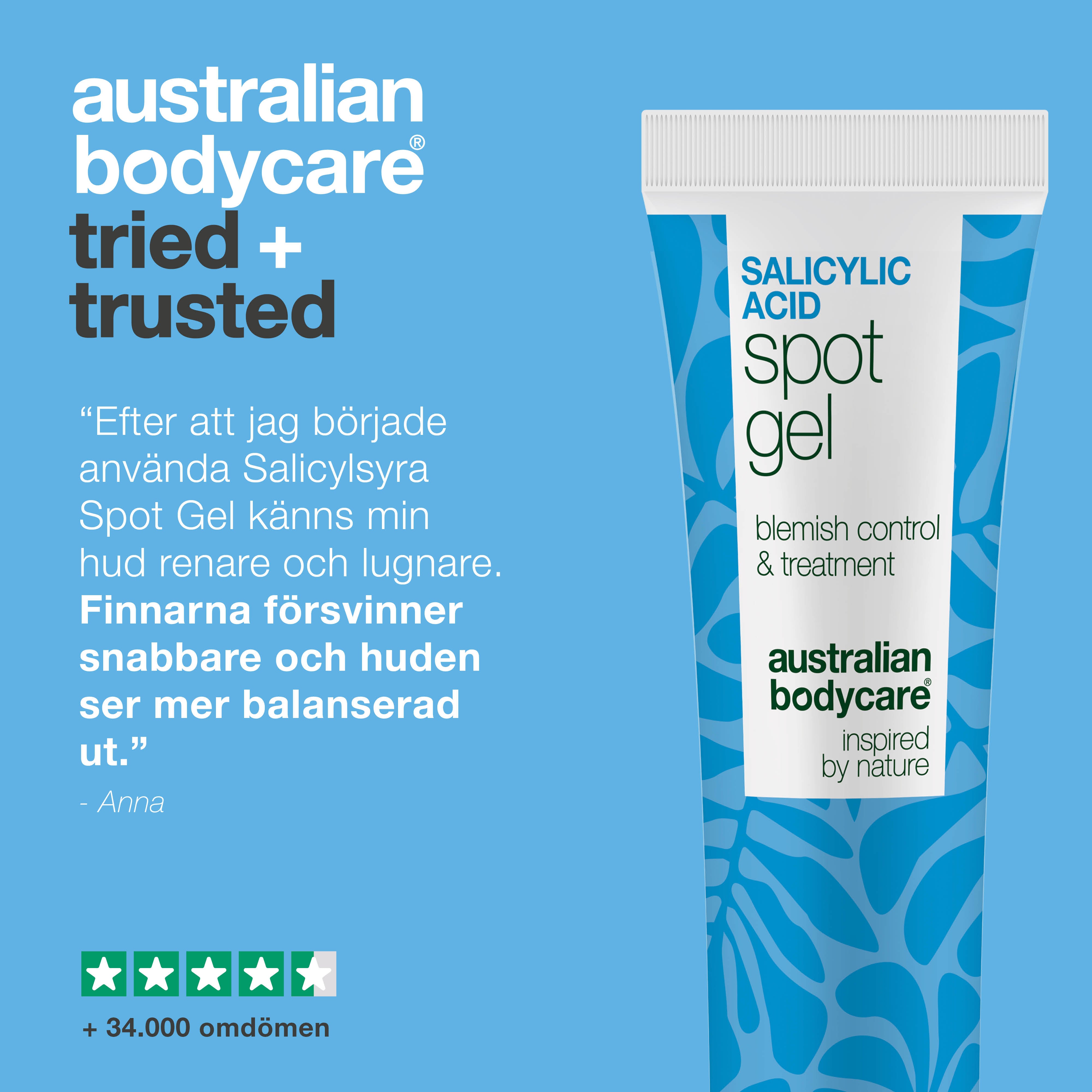 Salicylsyra Spot Gel mot finnar, pormaskar och rodnad – rengör porerna och lugnar huden