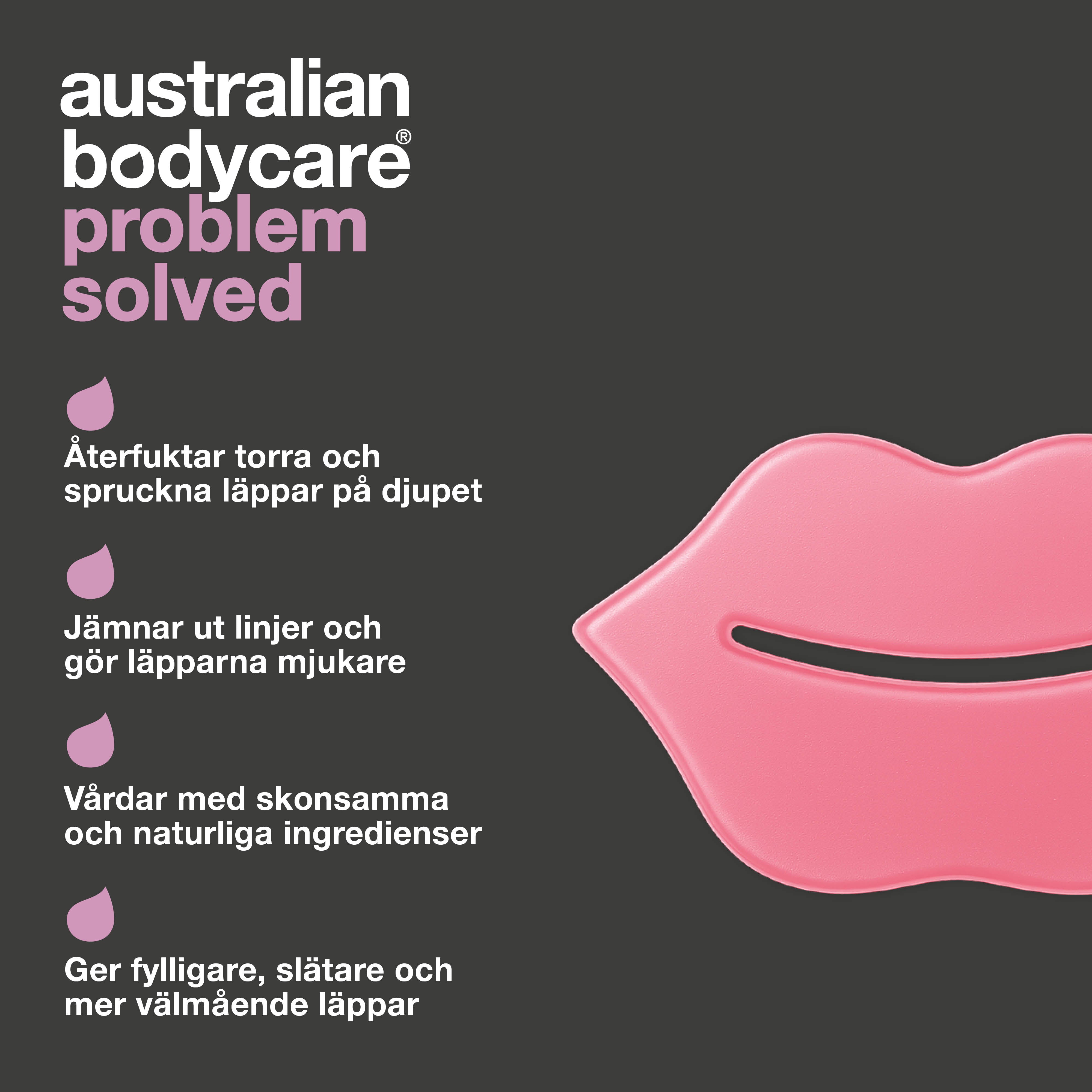 Läppmask mot torra läppar och fina linjer. Ger intensiv fukt och näring. Nyckelingredienser: B12-vitamin, Centella Asiatica och hyaluronsyra.