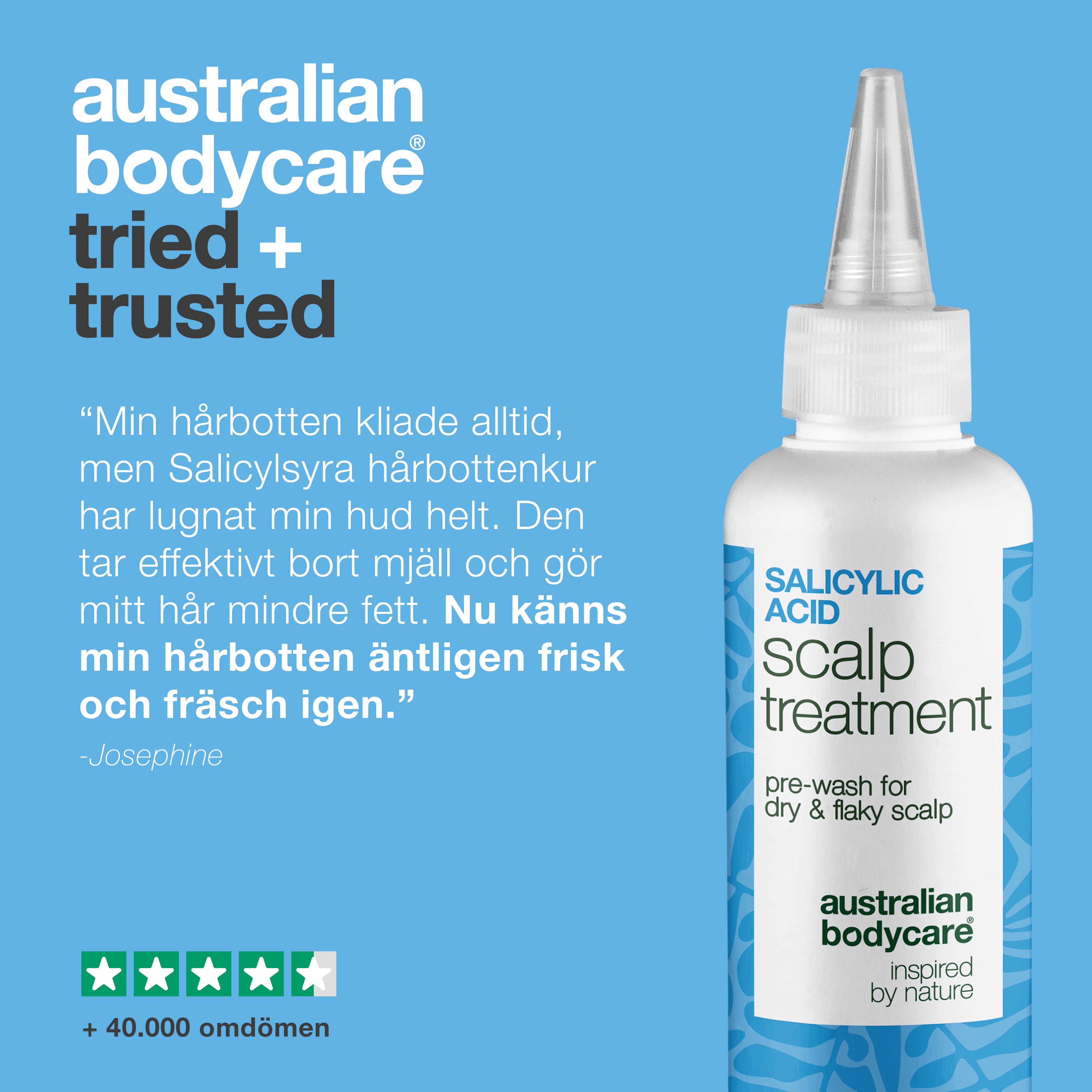 Salicylsyra hårbottenkur mot mjäll, klåda och olja — Salicylsyra hårbotten serum lindrar klåda, mjäll och fett. Använd före tvätt för djup exfoliering med aktiv salicylsyra.