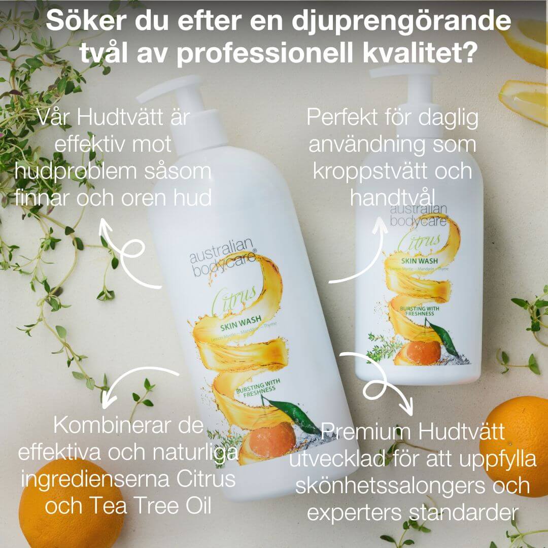 Professionell Citrus Skin Wash — Professionell body wash med Tea Tree Oil och citrus för daglig användning