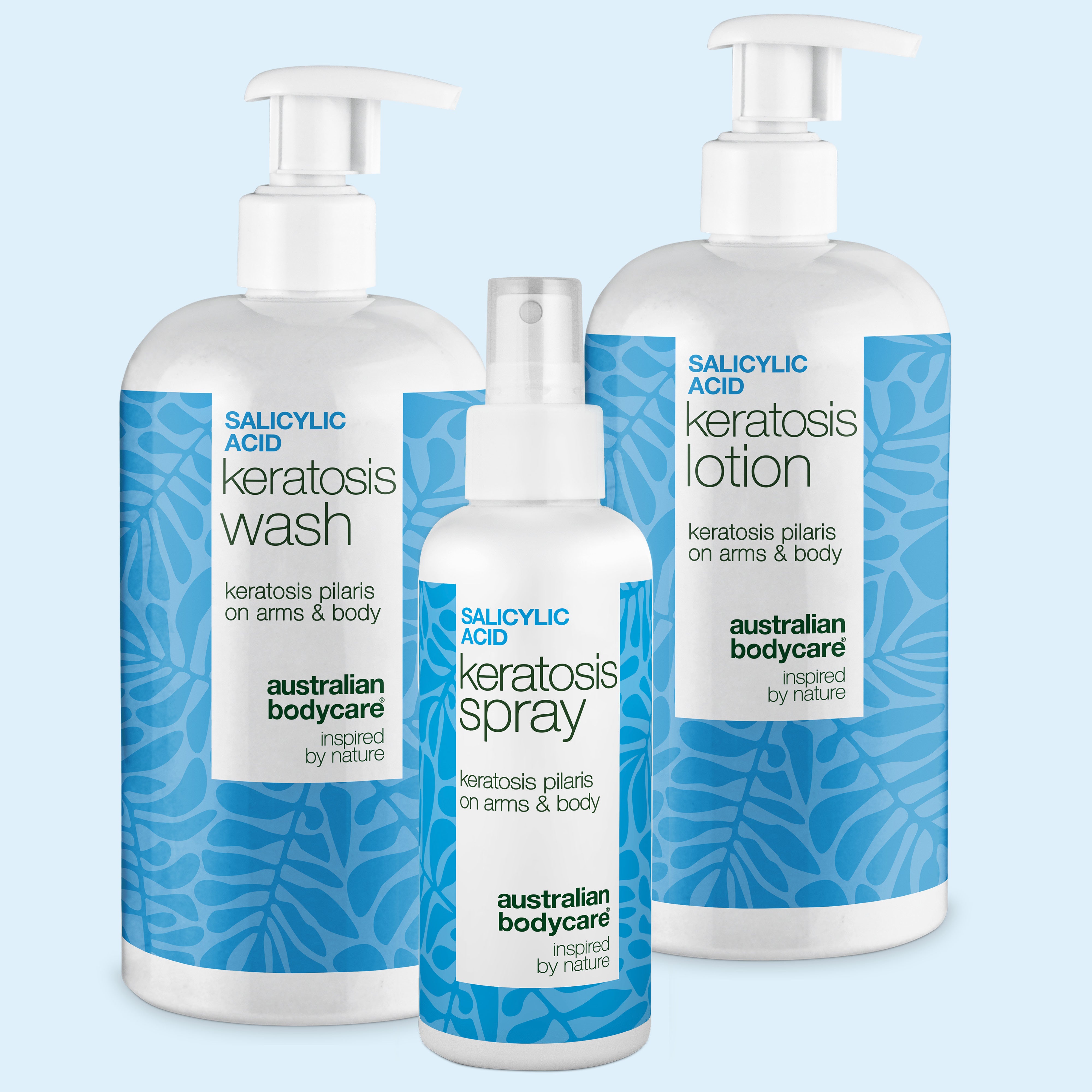 Keratosis Pilaris-paket – Body Wash, Body Lotion och Spray från Australian Bodycare