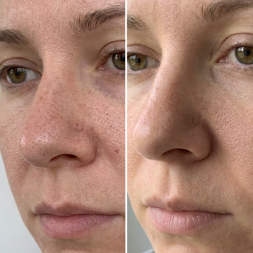 Paket mot pormaskar och tilltäppta porer med salicylsyra – djuprengörande rutin för slät hud